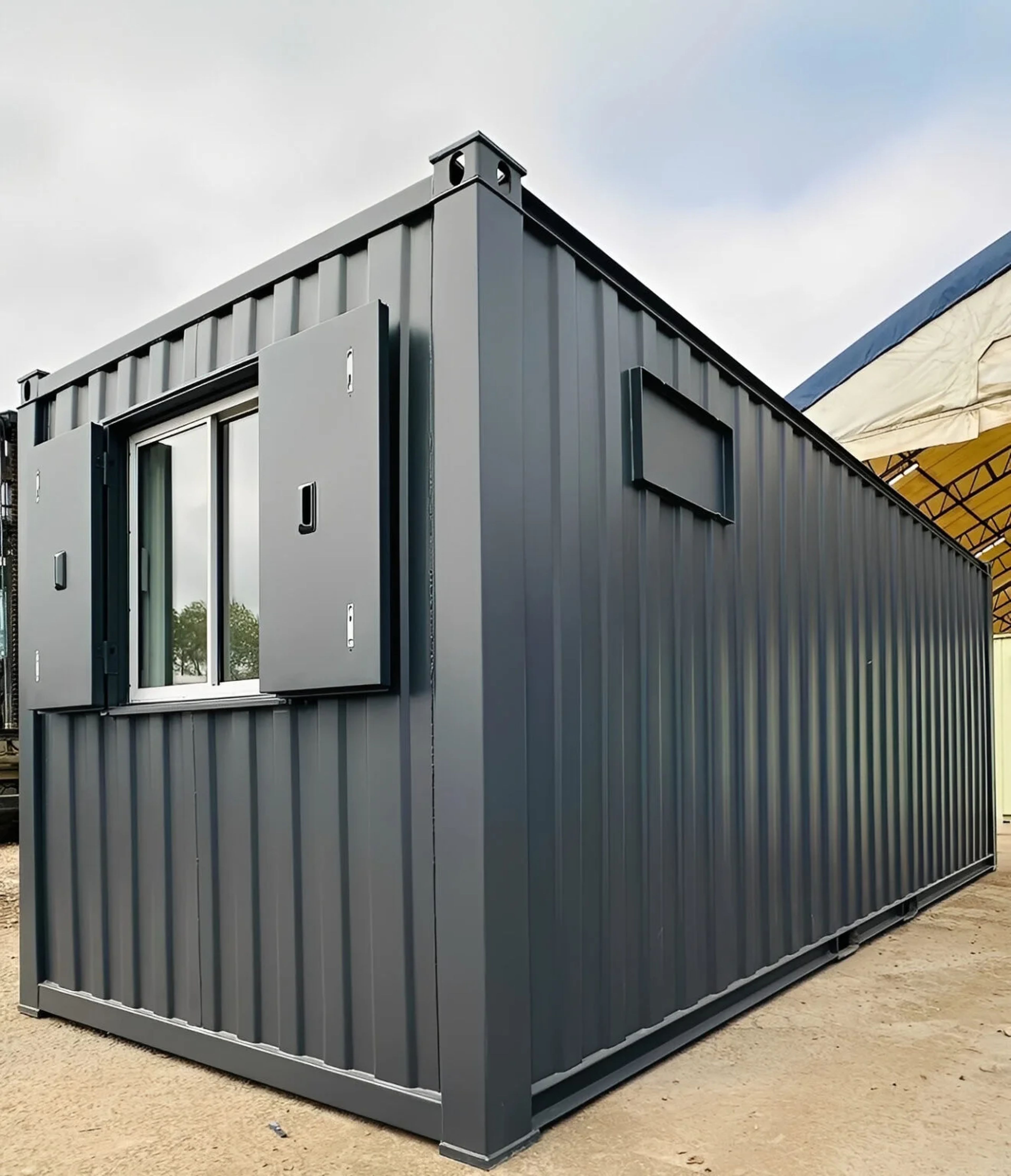 21ft x 8ft Office / Canteen Cabin – Refurbished Anti-Vandal Portable Building — view 5