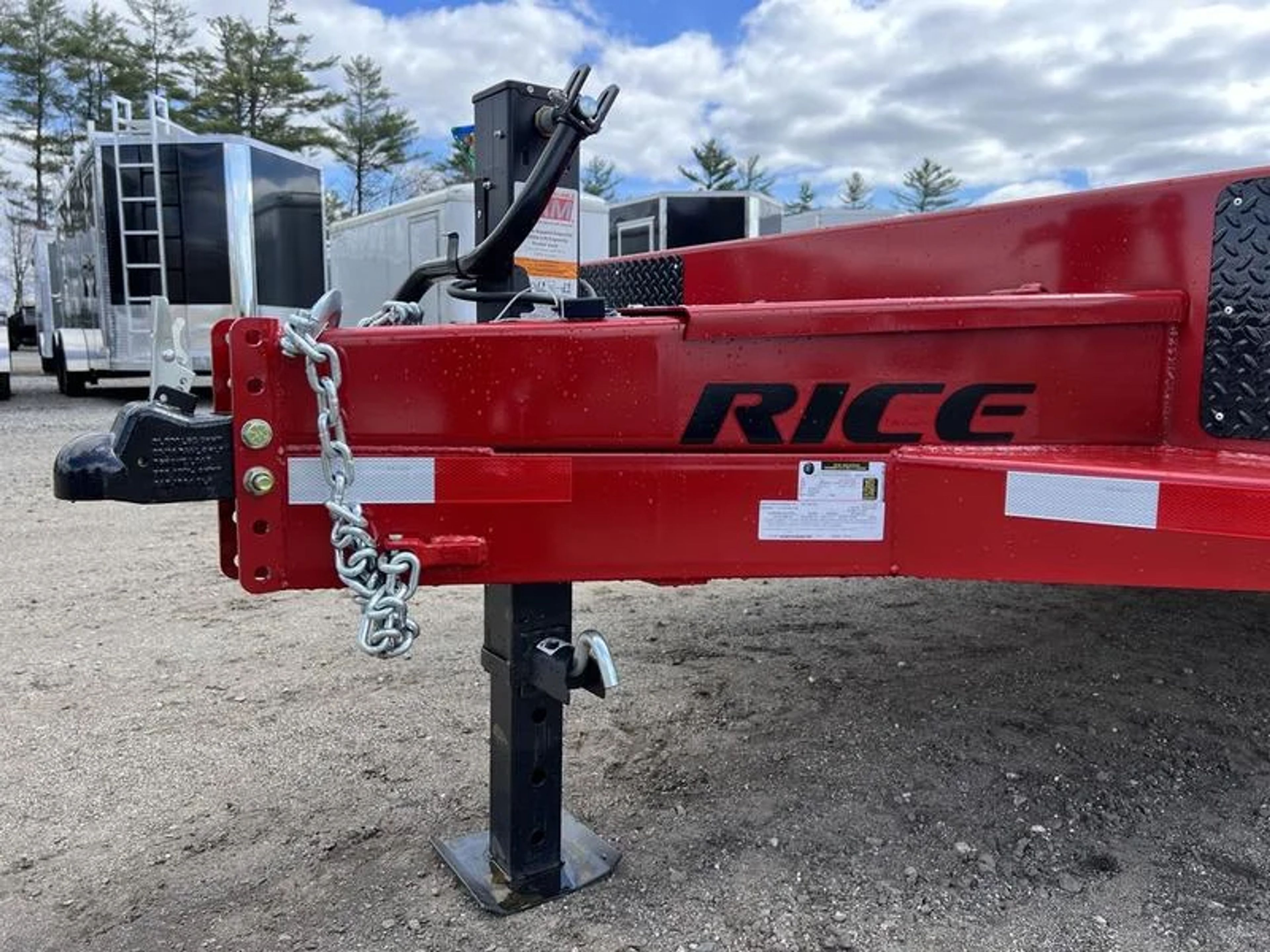 2024 Rice Trailers 7×22 16K Tilt Deck Powder Coat Equipment w/Toolbox — view 13