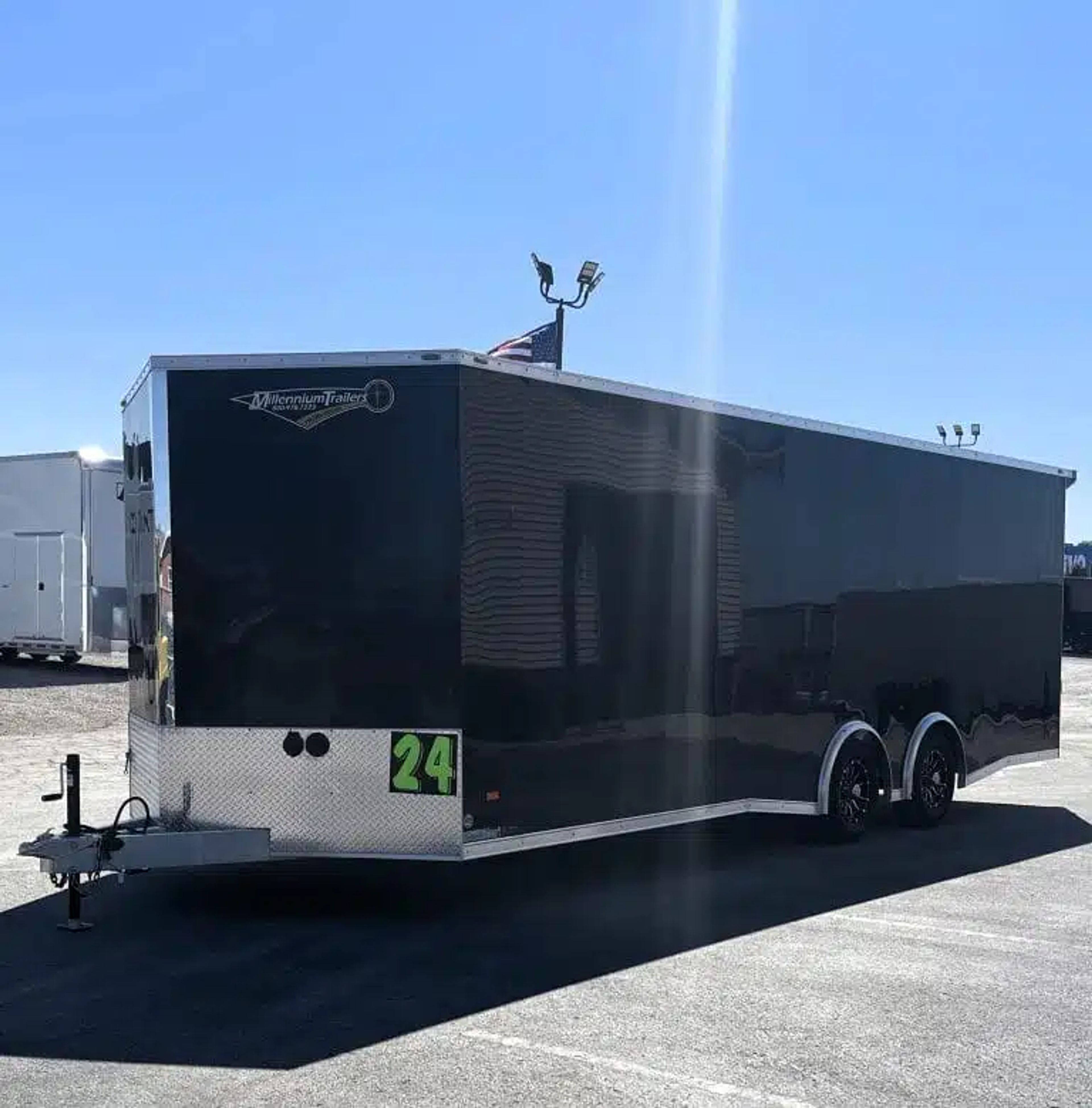 Enclosed Car Hauler 2026 24ft. Aluminum Blaze w/Finished Interior & Aluminum — view 2