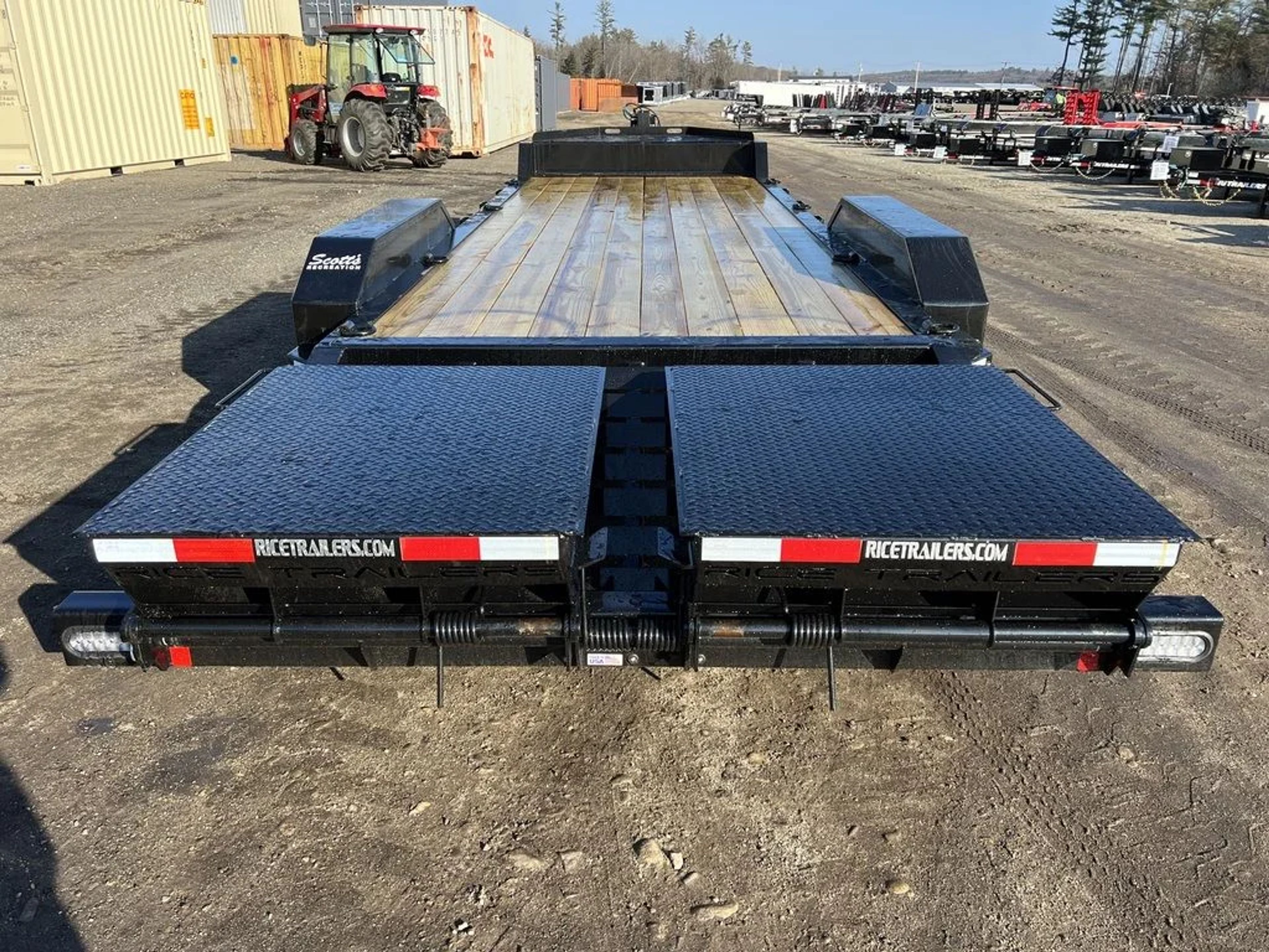 2024 Rice Trailers 7X18 Promax Industrial 21K Equipment w/Hydraulic Jack & Full — view 3