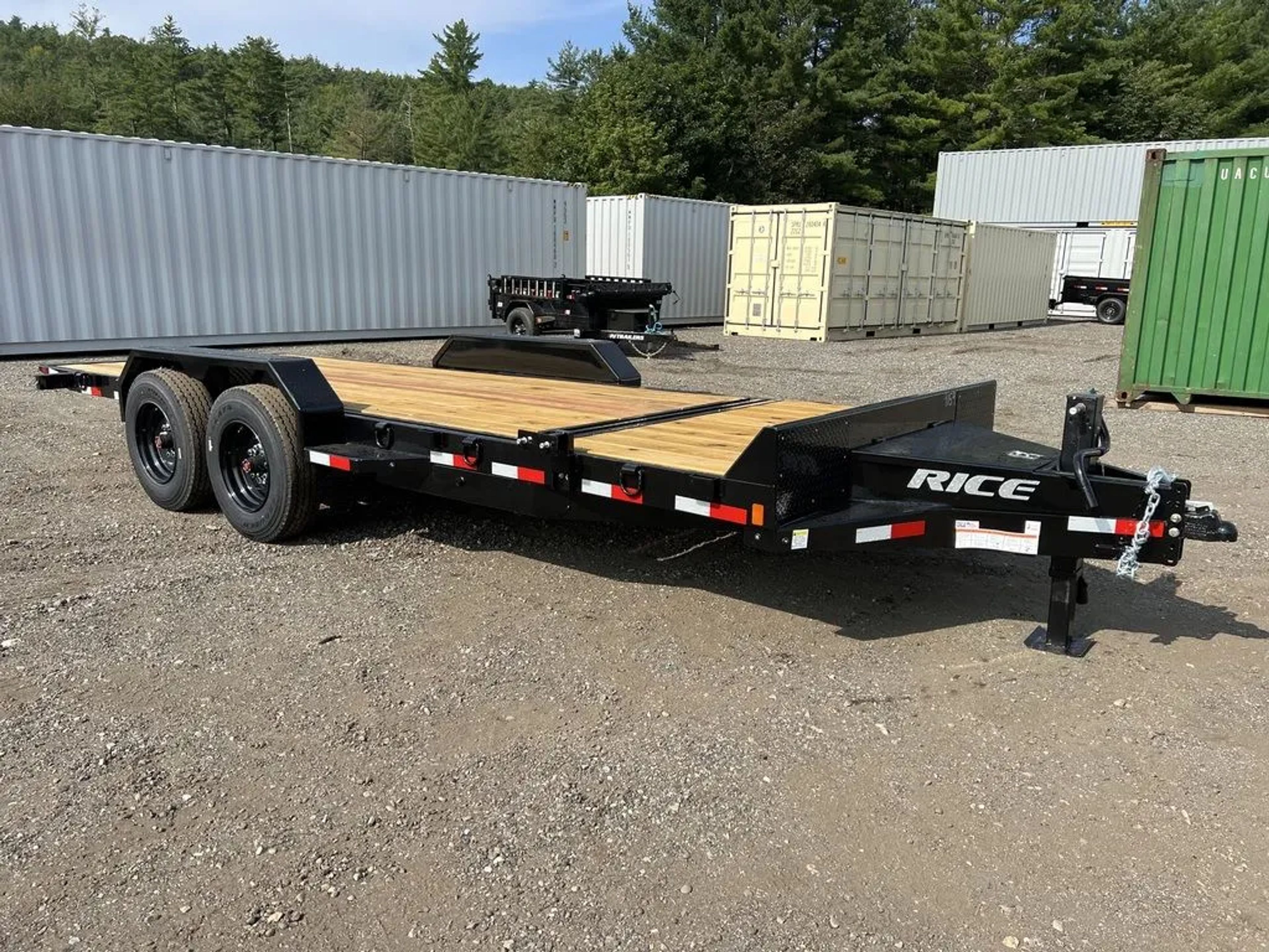 2024 Rice Trailers 7×20 16K Tilt Deck Equipment w/Spare Mount — view 7