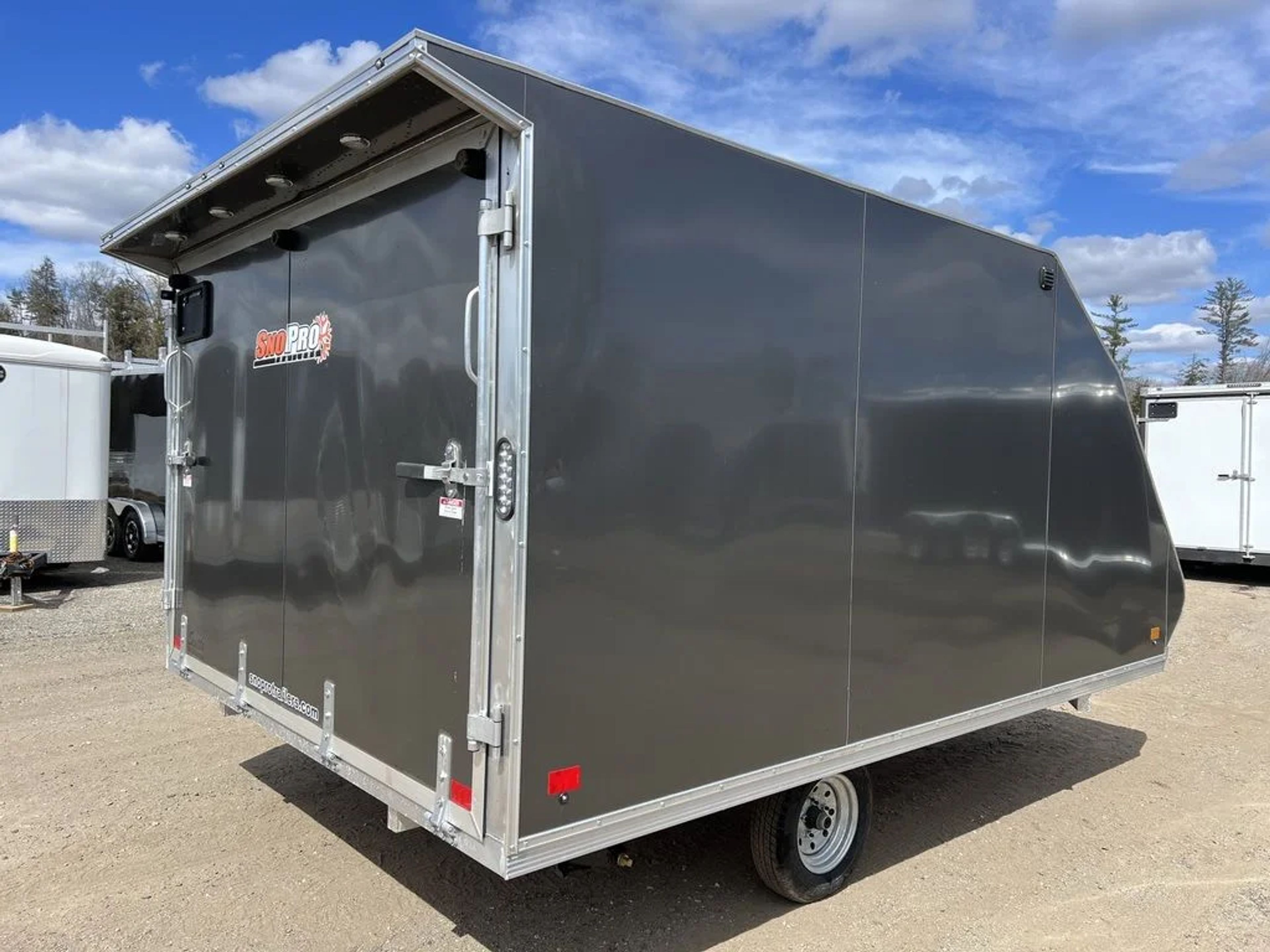 Sno Pro 101×12 Aluminum 2-Place Snowmobile Trailer w/Galvanized Package — view 3