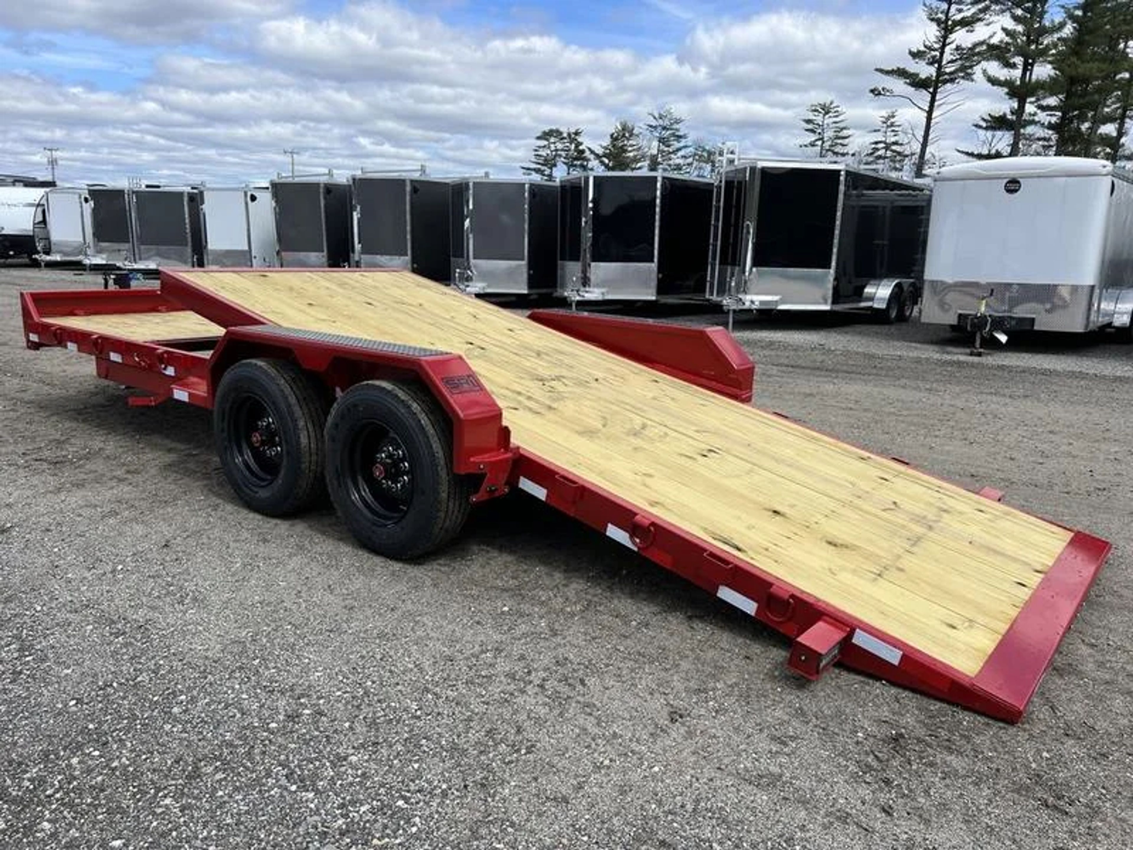 2024 Rice Trailers 7×22 16K Tilt Deck Powder Coat Equipment w/Toolbox — view 6