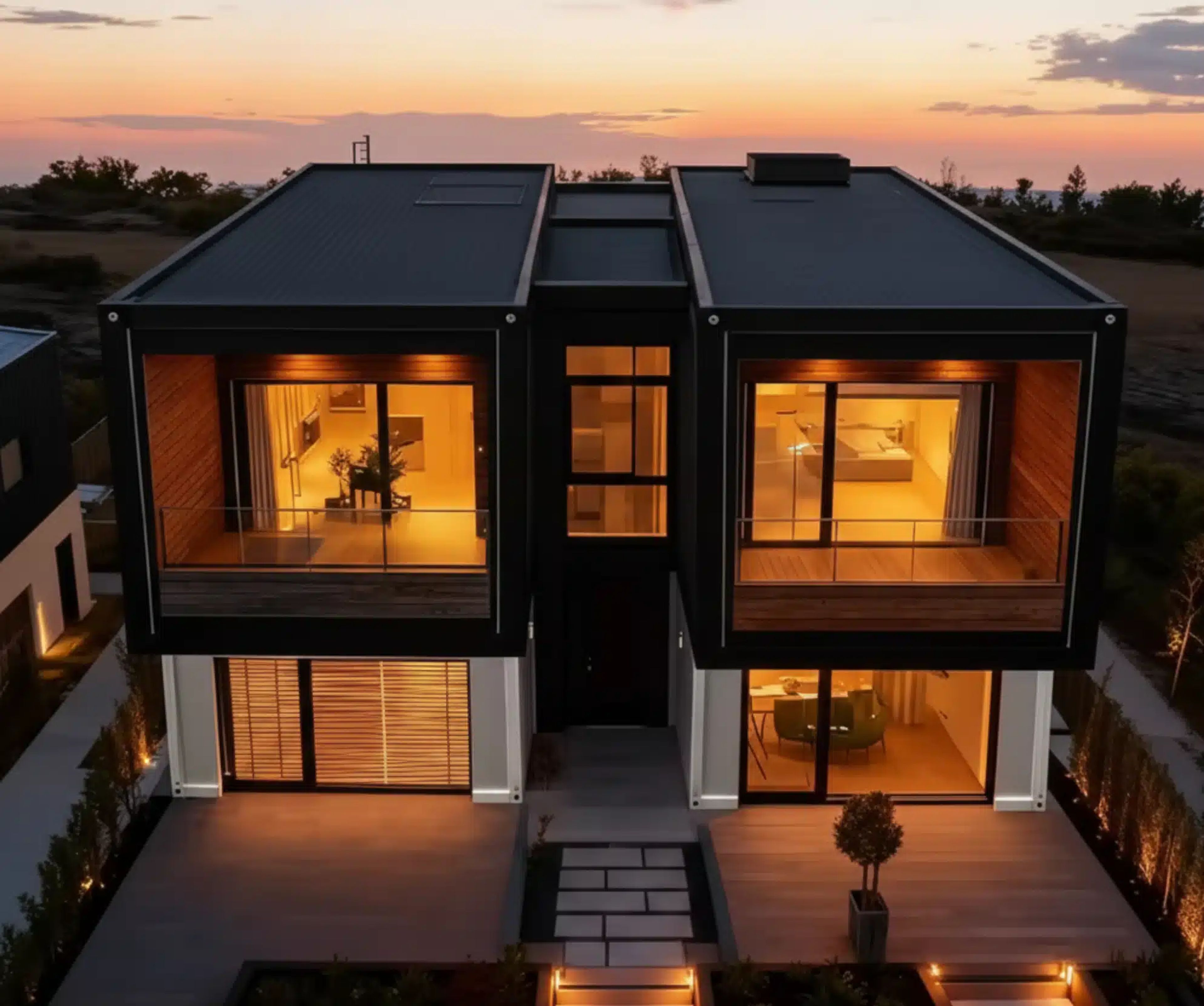 Luxury 3 Bedroom Prefabricated Modular Container Home Villa for Sale — view 4