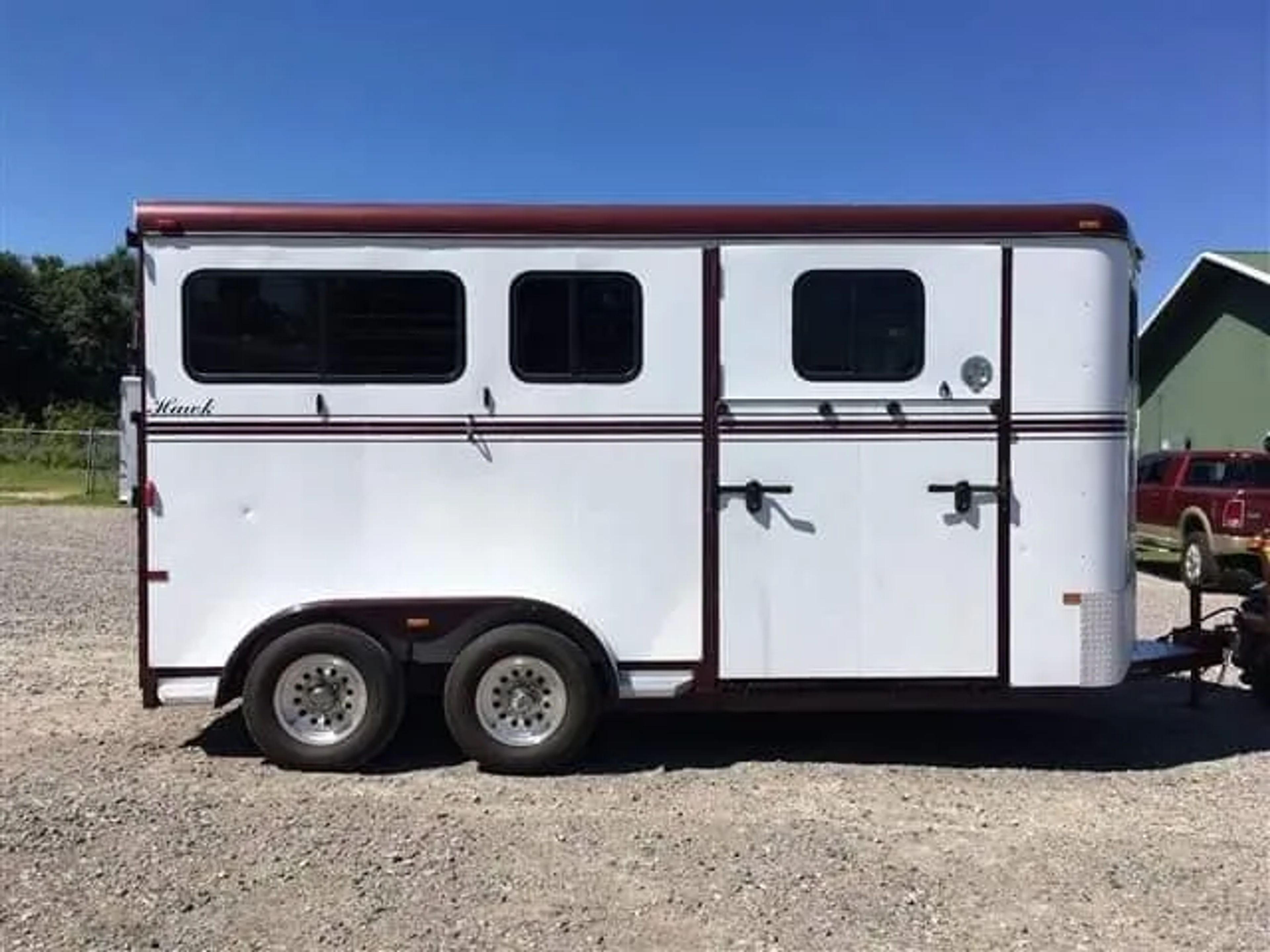 2007 Hawk 2 Horse Bumper Pull Side Ramp — view 17