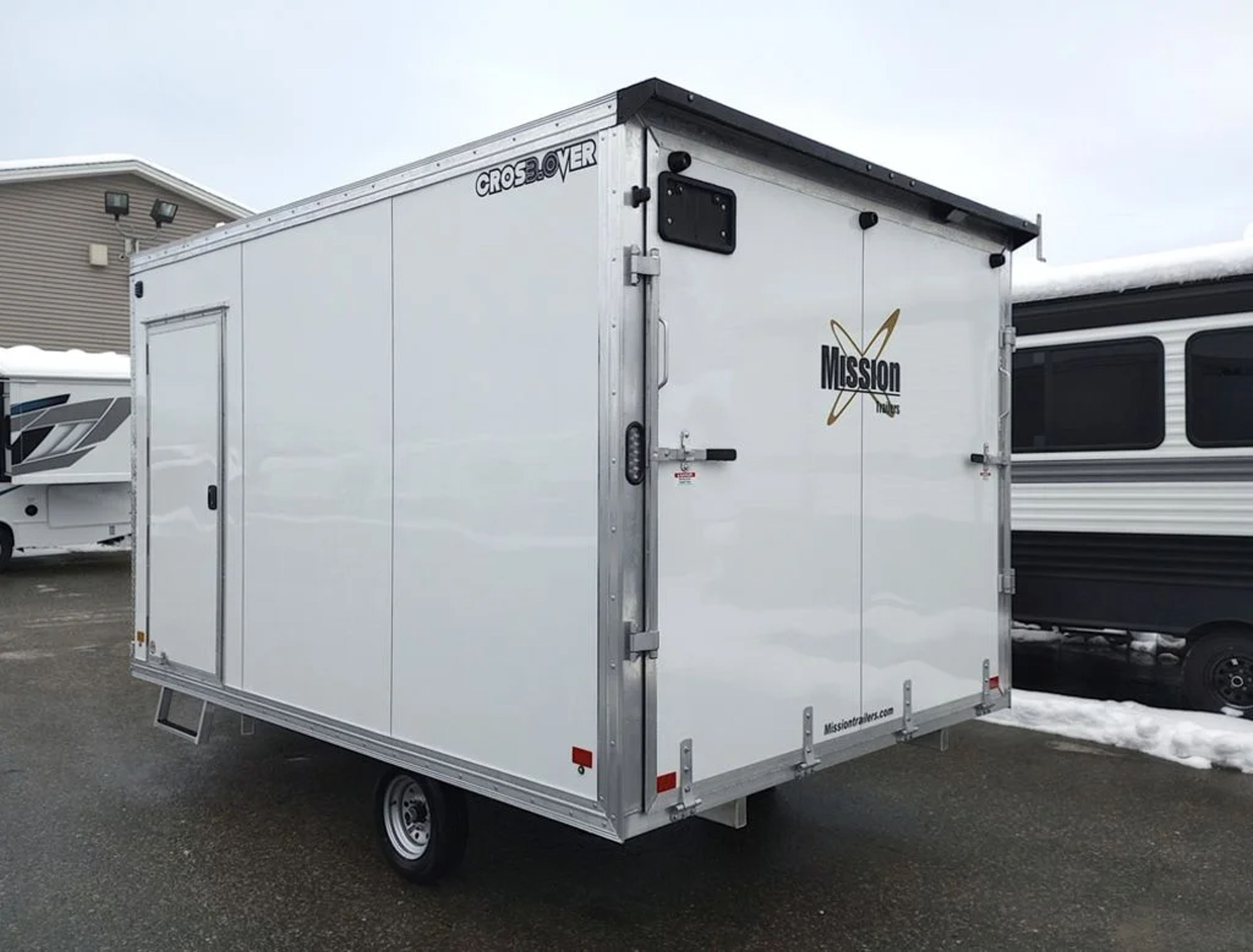 2024 Mission Trailers 101×12 Aluminum 2 Place Crossover 3.0 w/Side X Side Pkg, — view 3