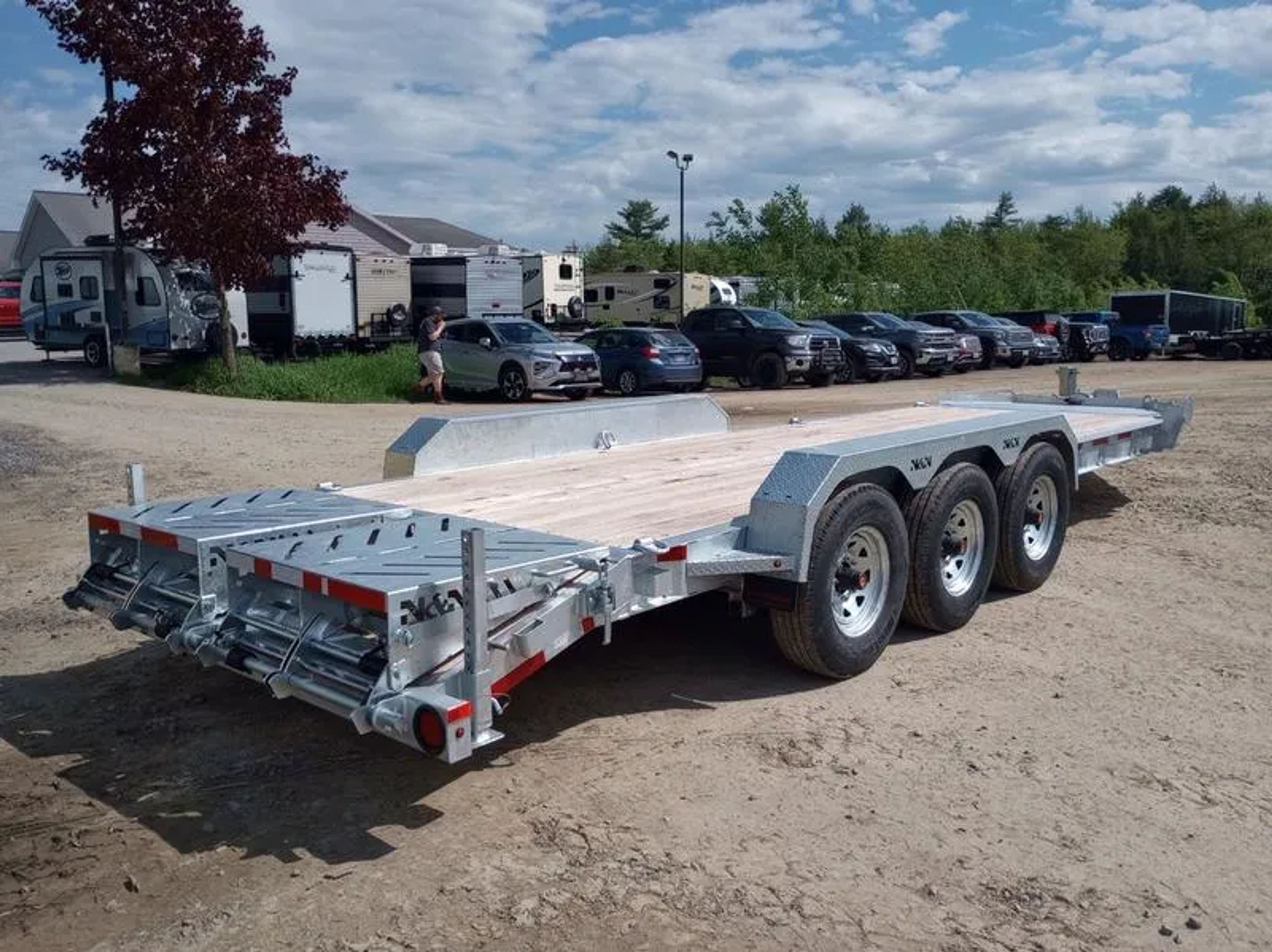 2024 N&N Trailers 7×20+3 Galvanized 22.5K Lowpro Equipment Trailer w/HD Full — view 10