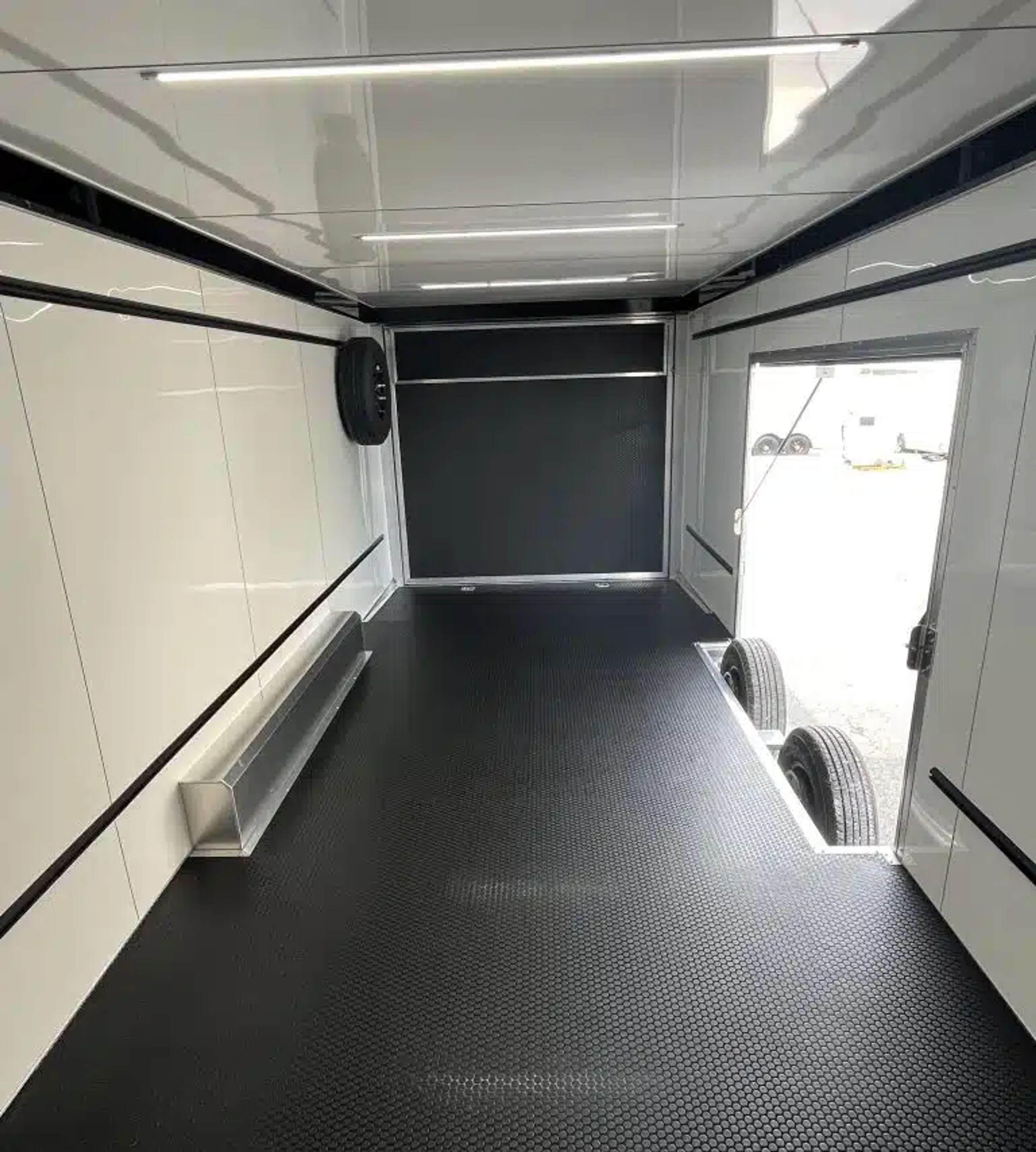Enclosed ATC Car Trailer 2026 24ft. Aluminum ROM 450 w/Large Escape Door & — view 3