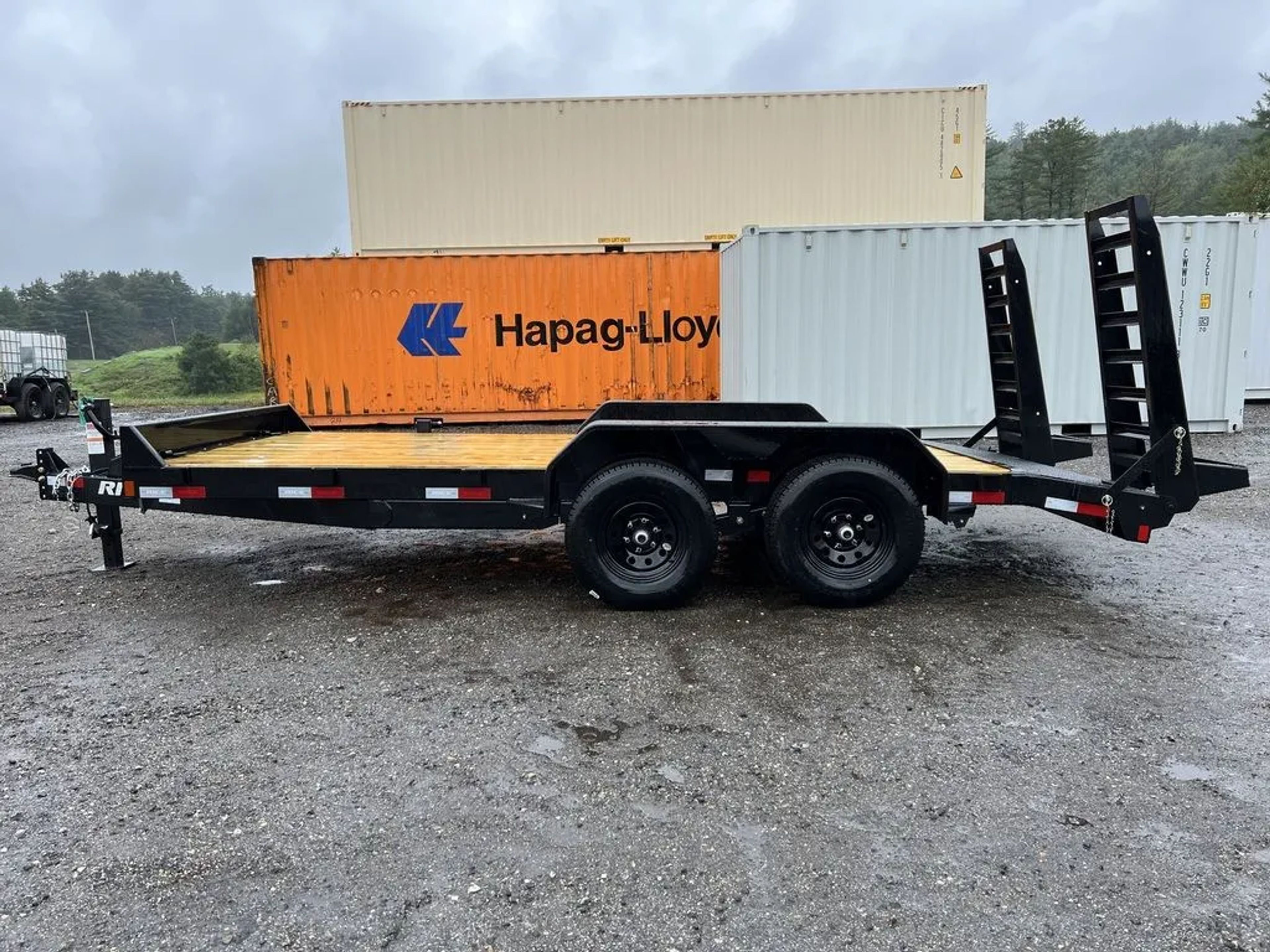 2024 Rice Trailers 7×16 10K Equipment Hauler w/D-Rings, Spare Mount, & Toolbox — view 12