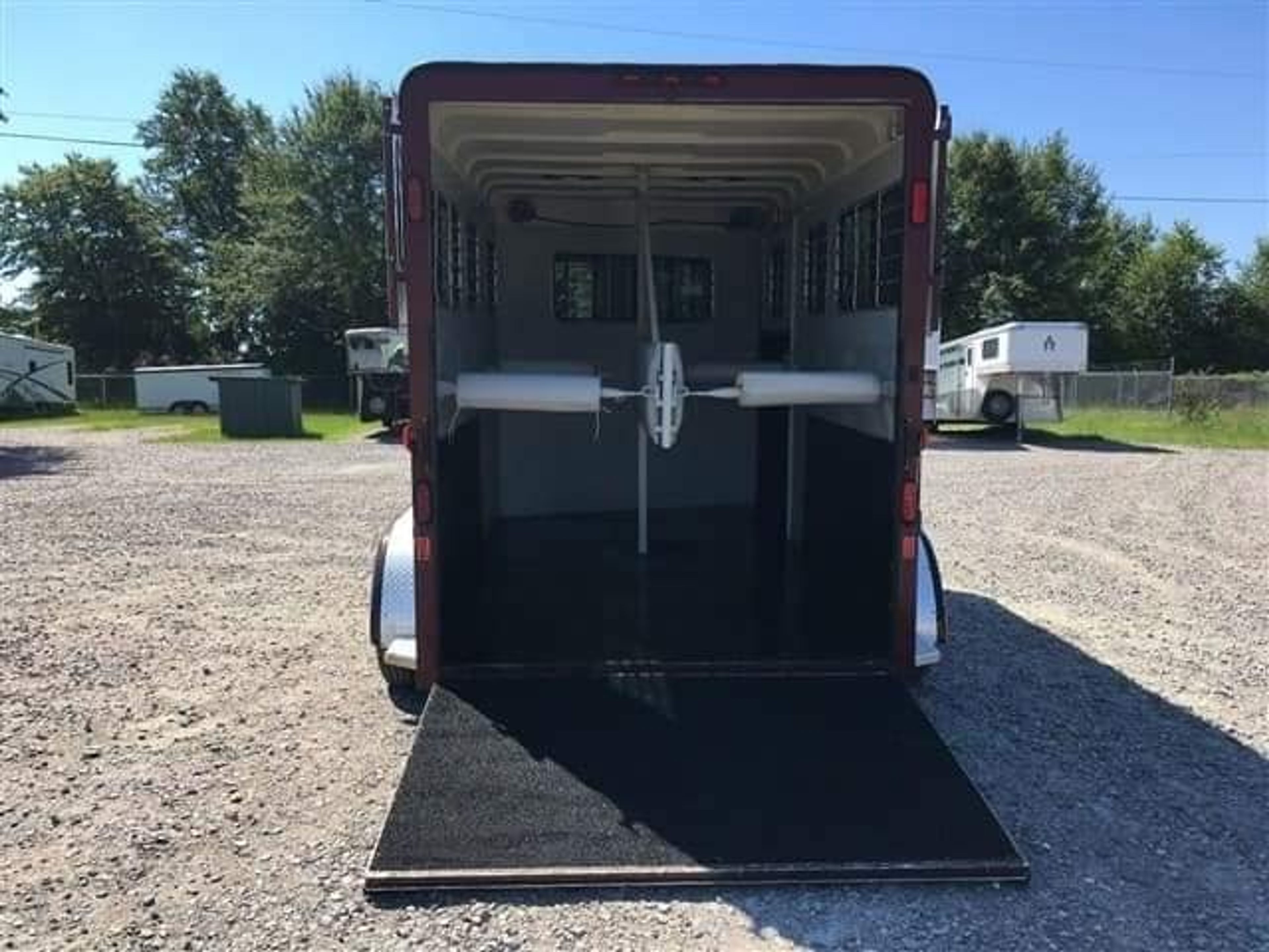2007 Hawk 2 Horse Bumper Pull Side Ramp — view 12