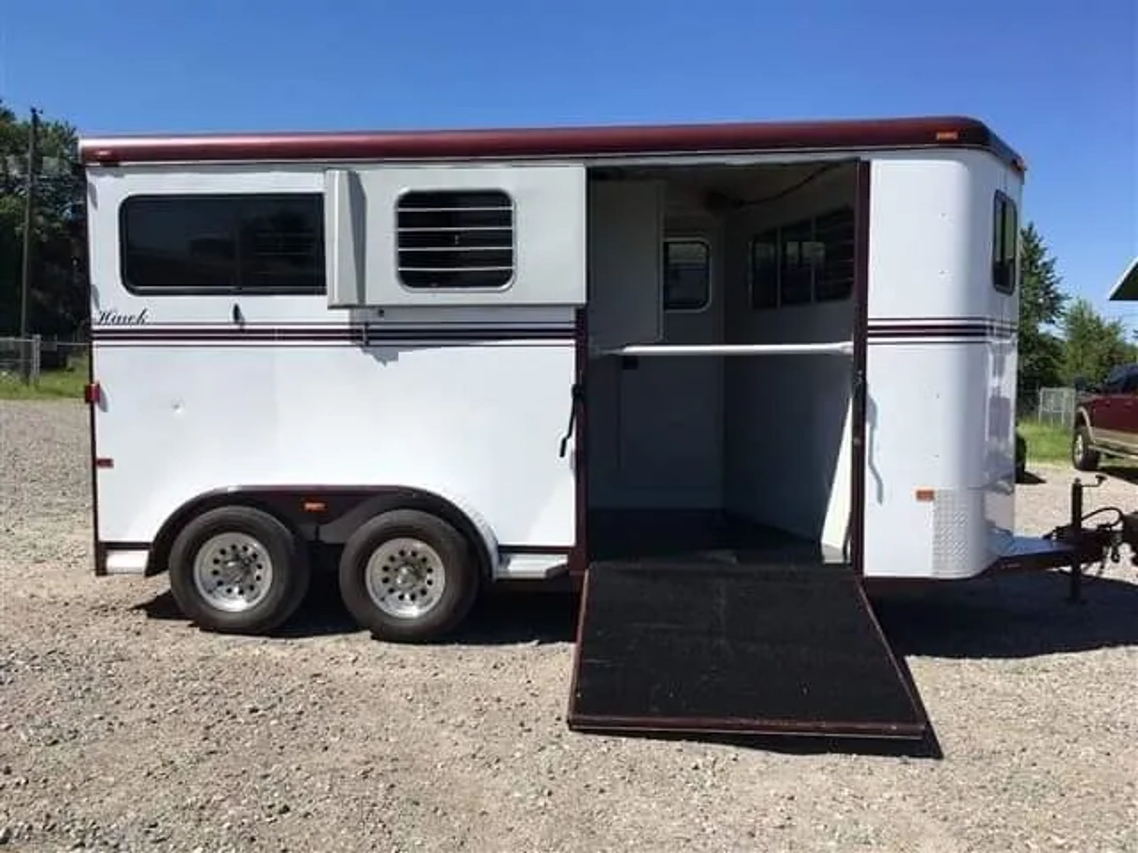 2007 Hawk 2 Horse Bumper Pull Side Ramp — view 15