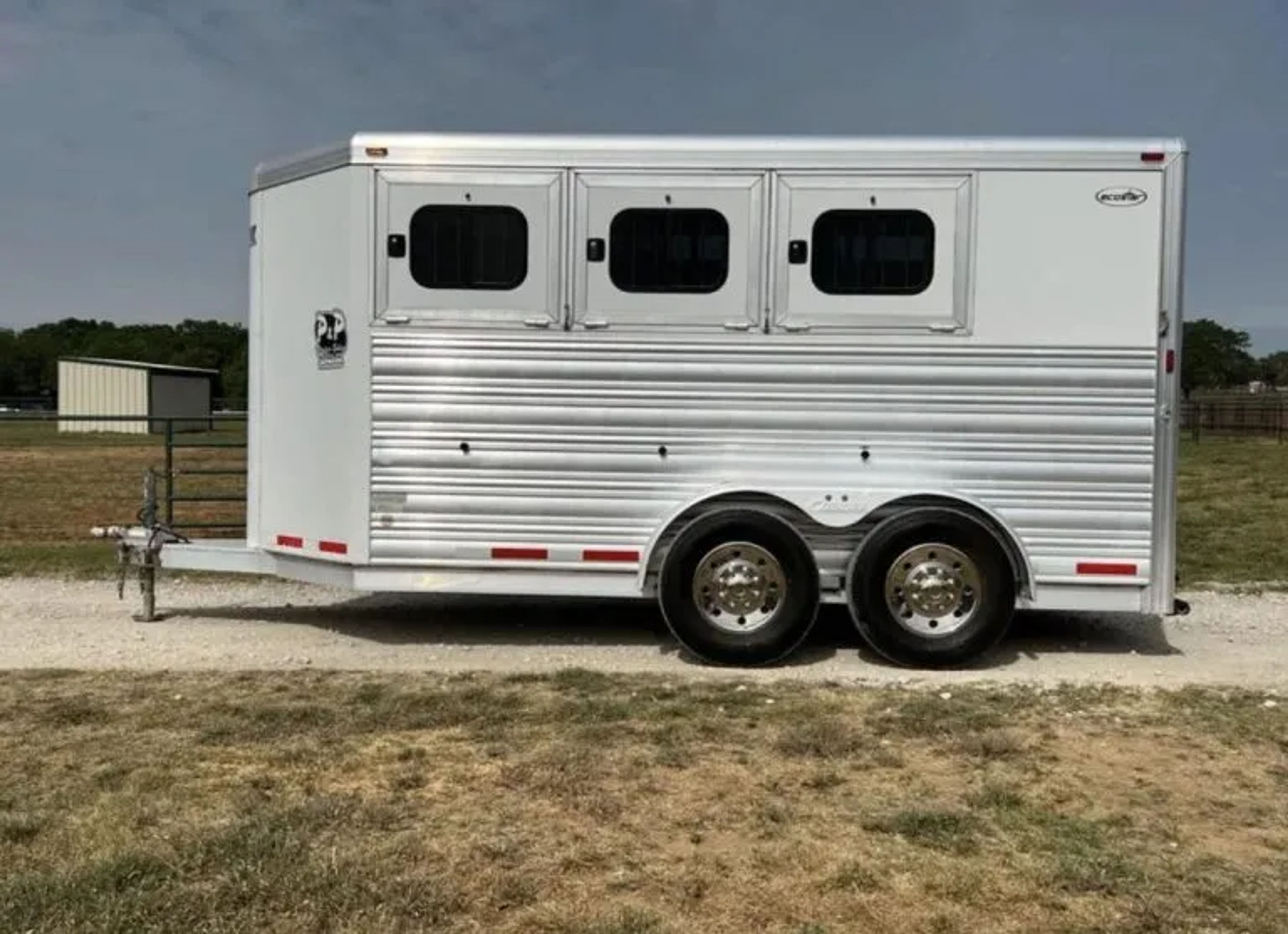 2013 model Cimarron 3 Horse Bumper Pull — view 7