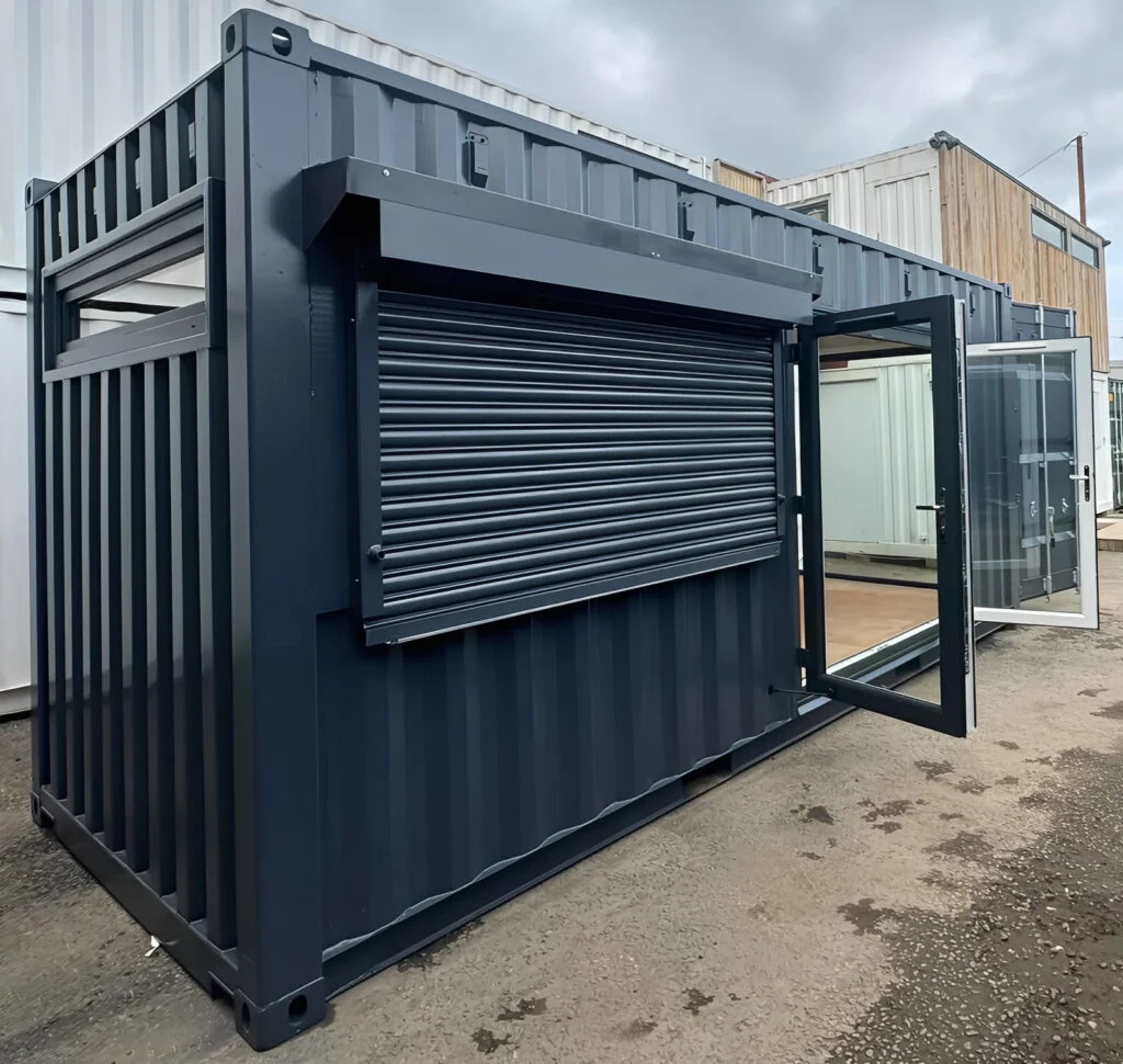 20ft x 8ft Custom Shipping Container Conversion – Portable Building — view 8