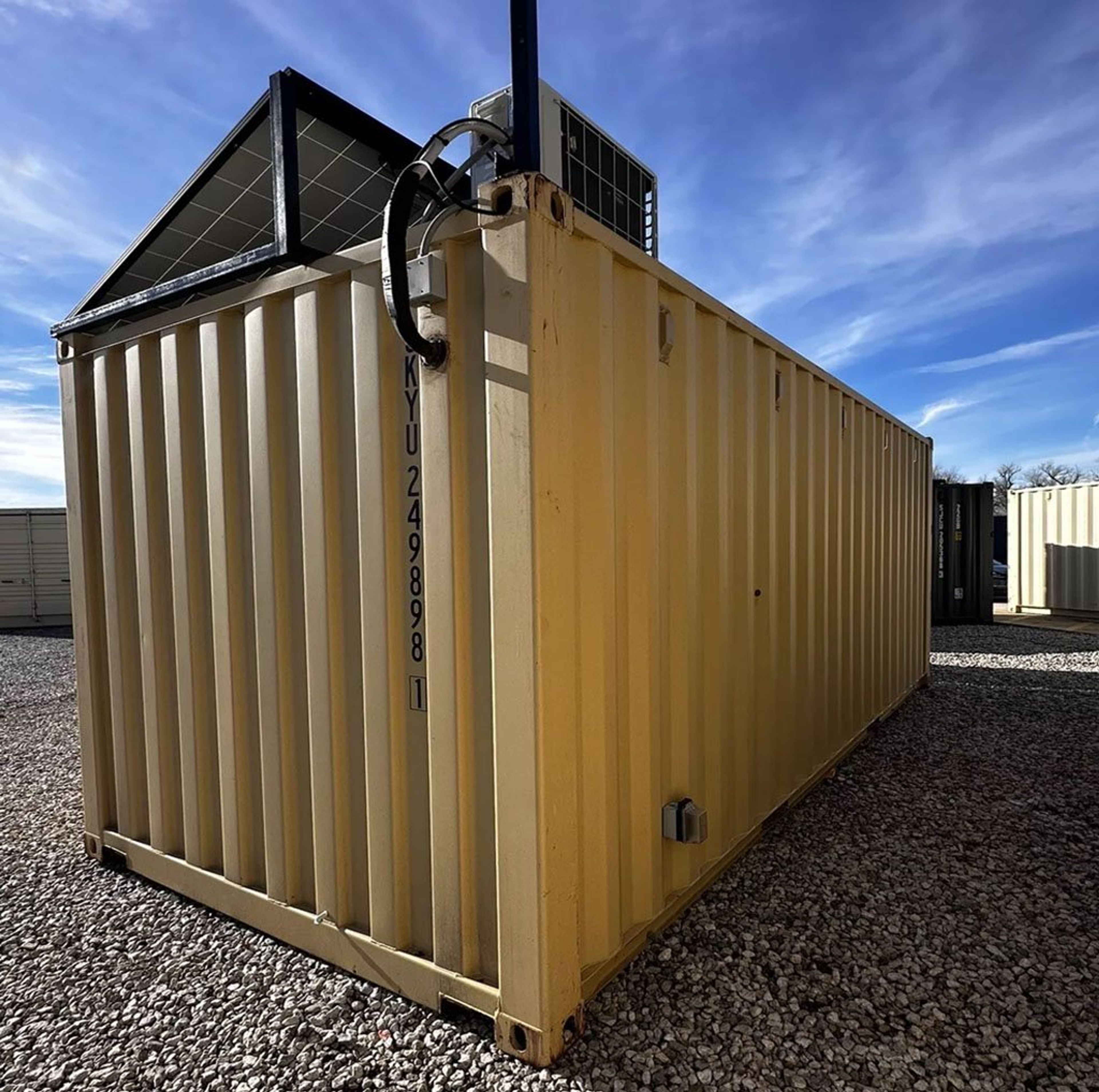 20ft Shipping Container Office Solar Off Grid Or Grid — view 7