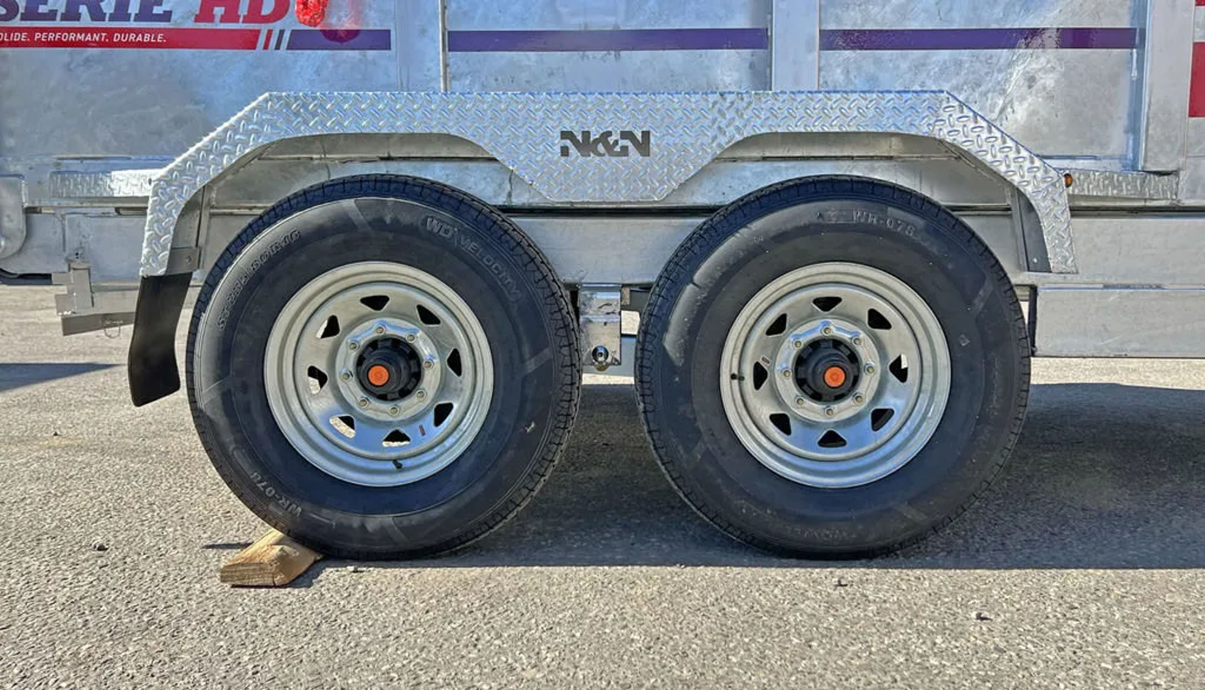 2024 N&N Trailers 7×14 14K Galvanized Hydraulic Dump w/Ramps, 2-Way Spreader — view 5