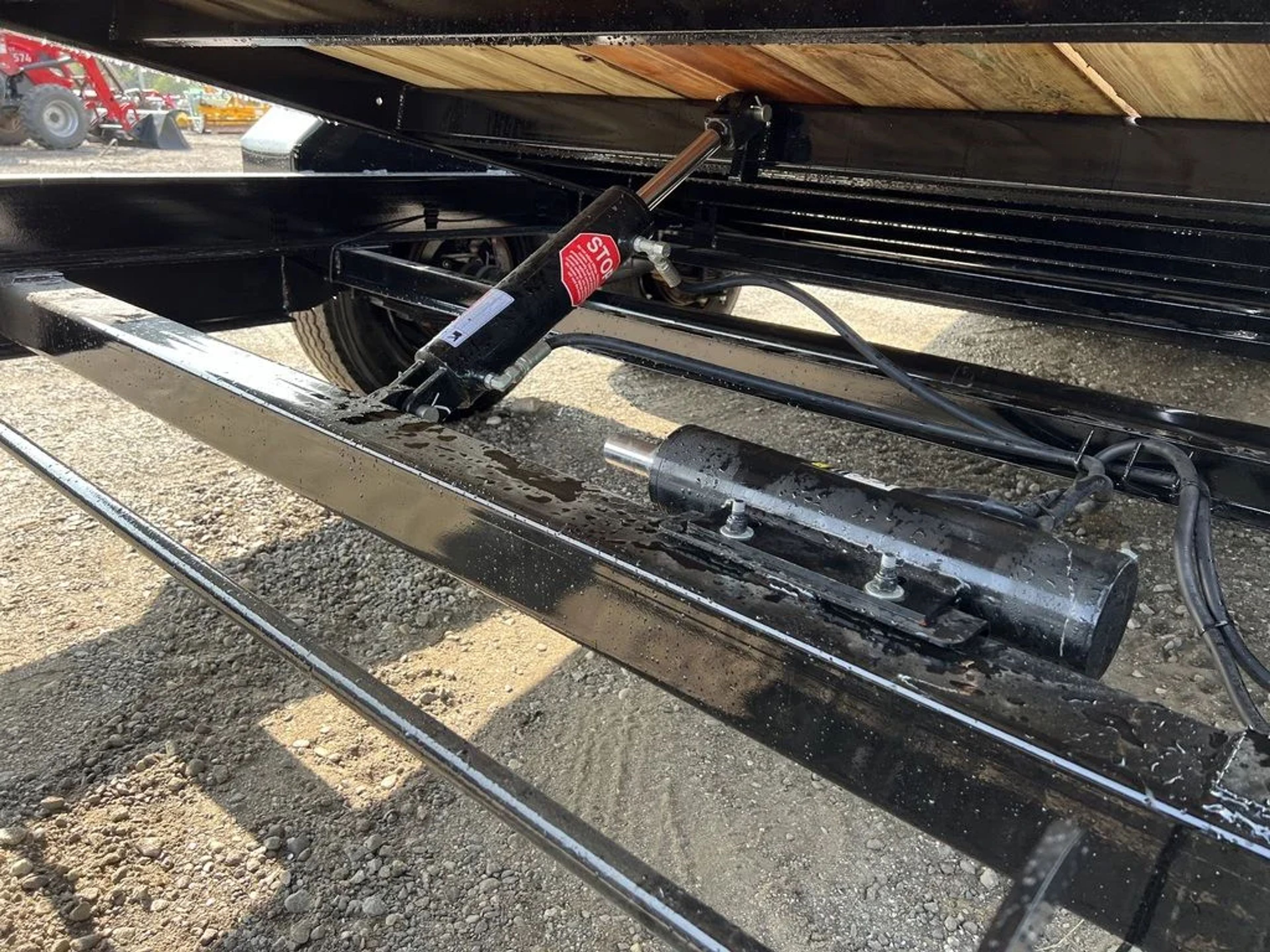 2024 Rice Trailers 7×20 16K Tilt Deck Equipment w/Spare Mount — view 3