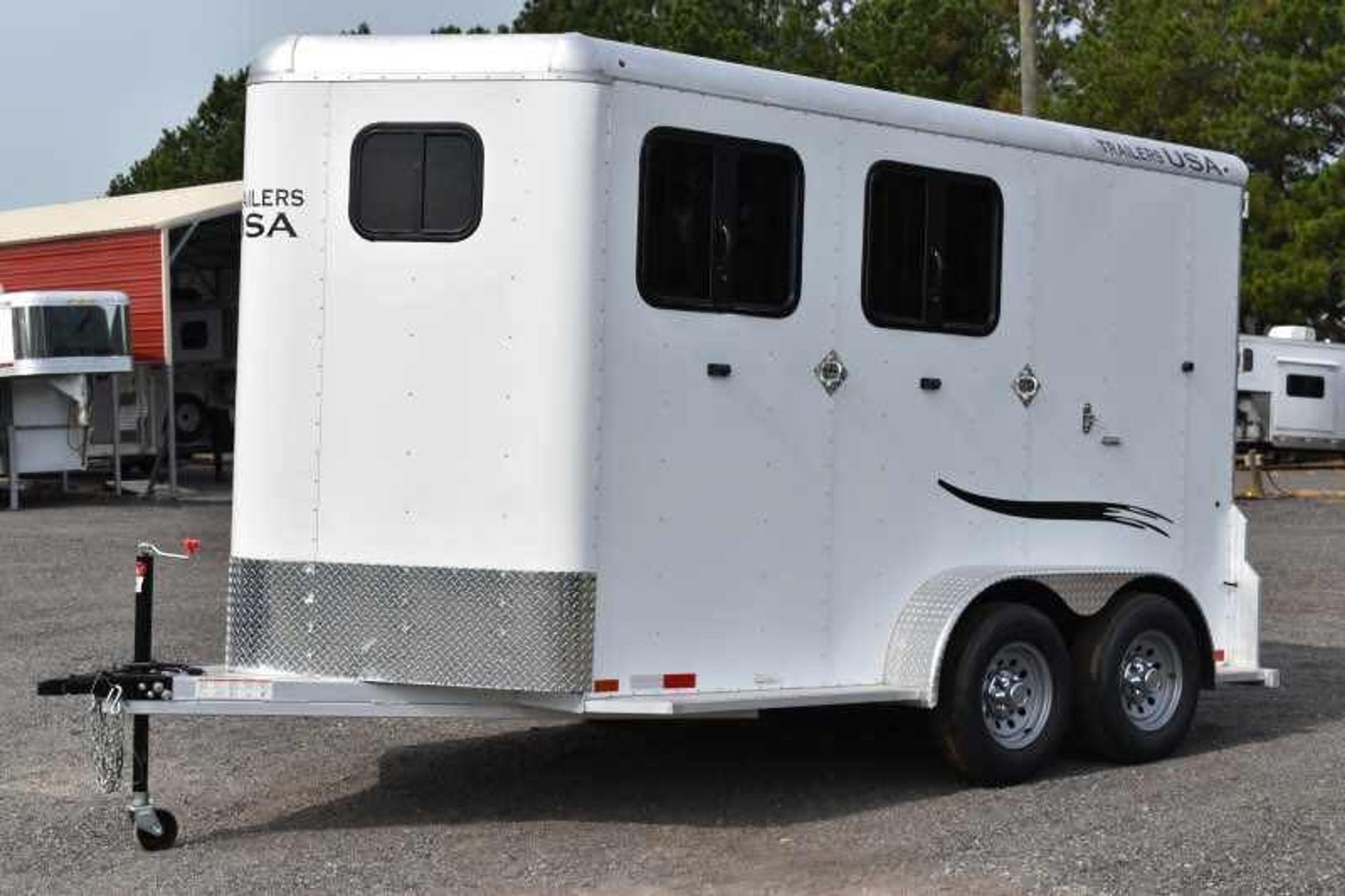 2019 Trailers USA 2HSLBPDLX 2 Horse Trailer — view 2