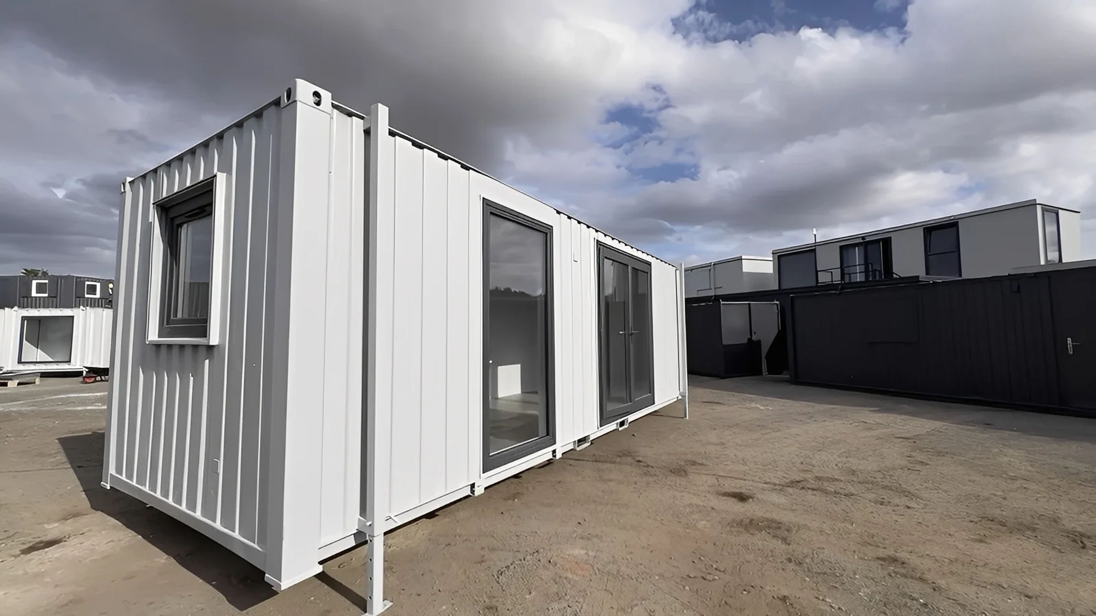 24ft x 9ft Site Office with Toilet – Sales Office / Marketing Suite / Portable