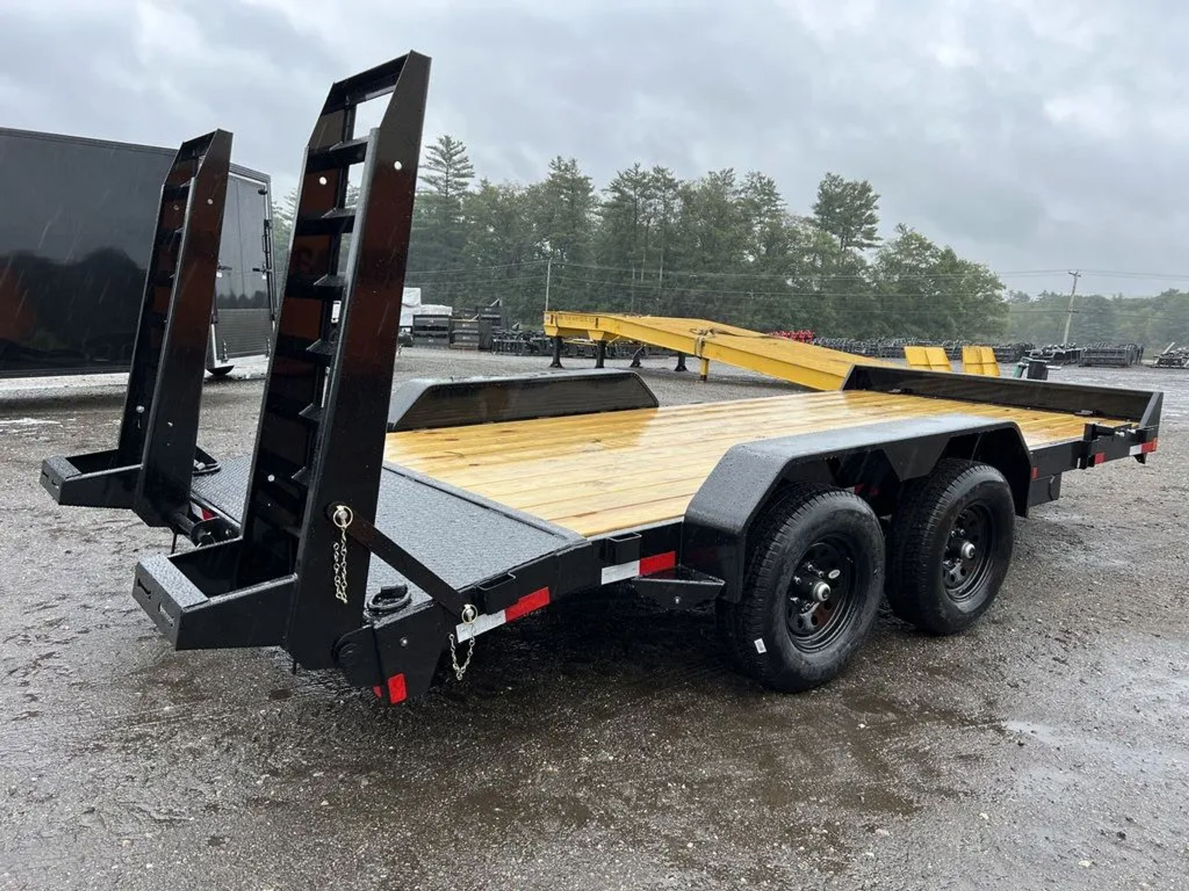 2024 Rice Trailers 7×16 10K Equipment Hauler w/D-Rings, Spare Mount, & Toolbox — view 9