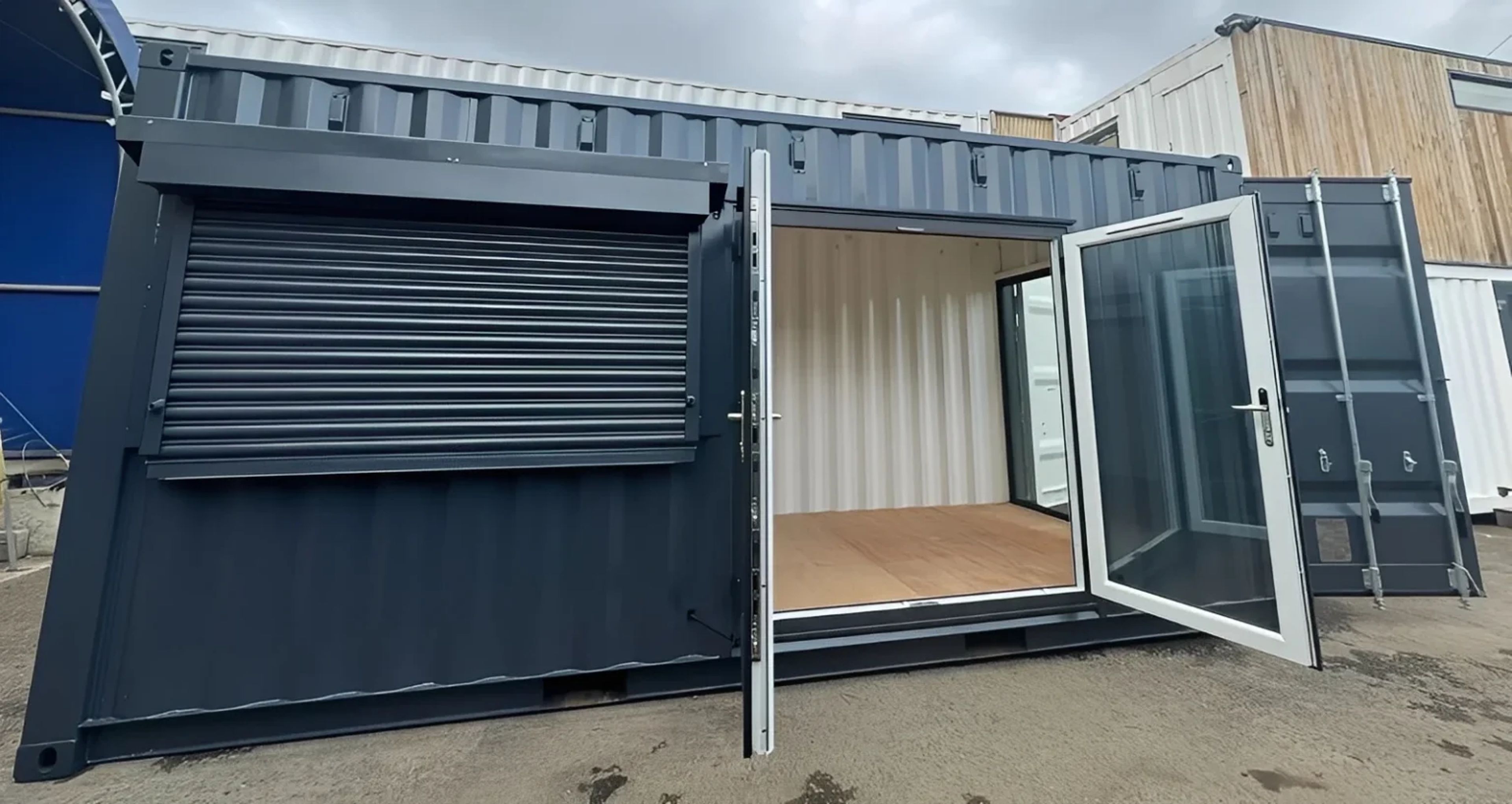 20ft x 8ft Custom Shipping Container Conversion – Portable Building — view 5