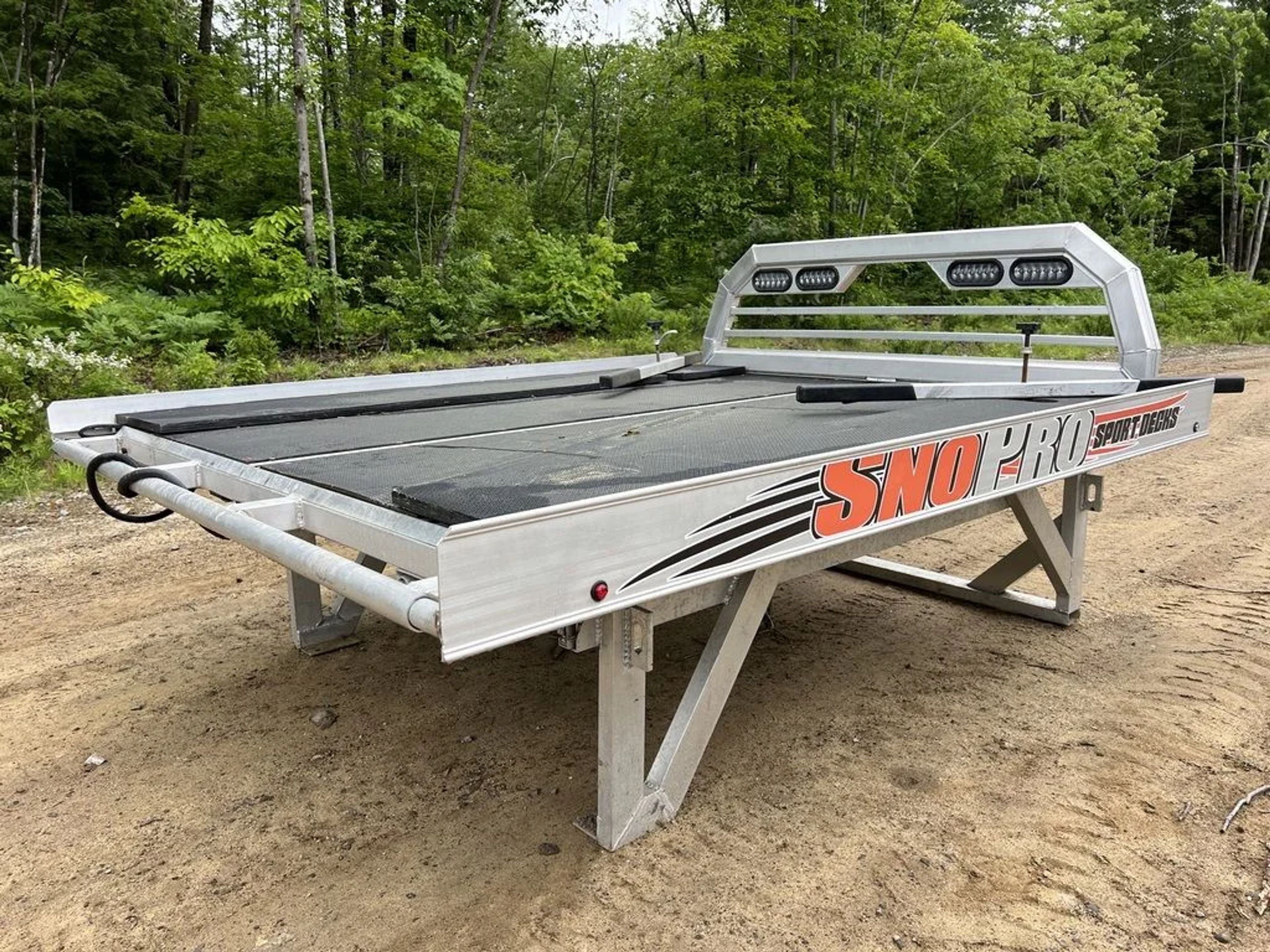 Sno Pro 7ft Aluminum Sled Deck w/Sliding Sides & Telescoping — view 3