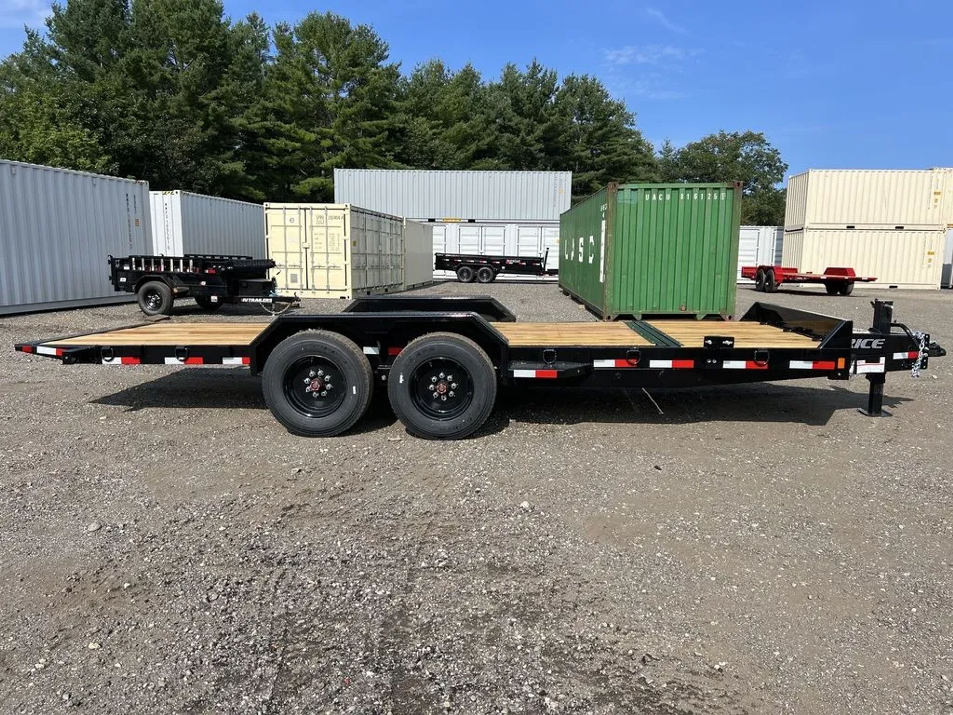 2024 Rice Trailers 7×20 16K Tilt Deck Equipment w/Spare Mount — view 6