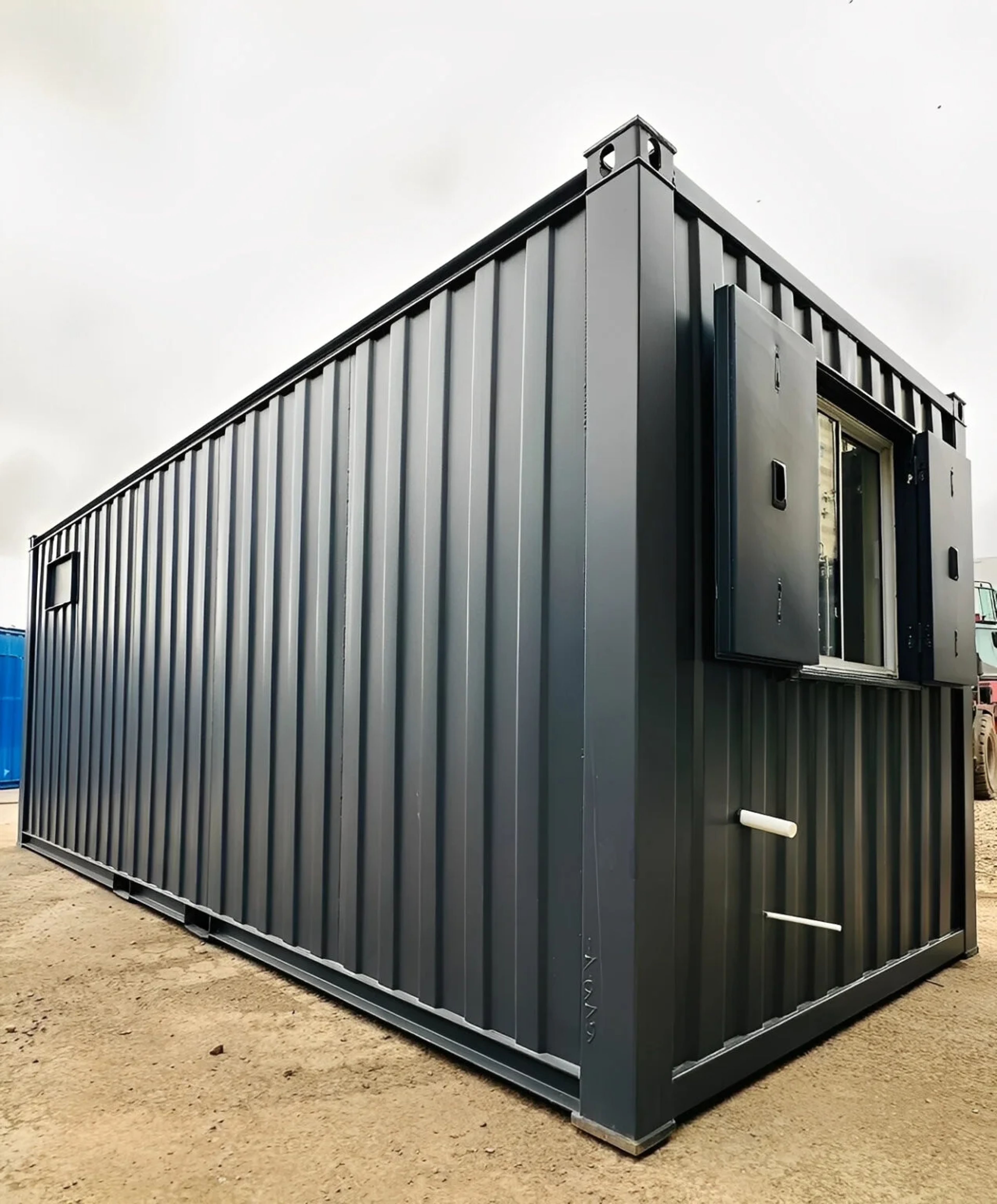 21ft x 8ft Office / Canteen Cabin – Refurbished Anti-Vandal Portable Building — view 7