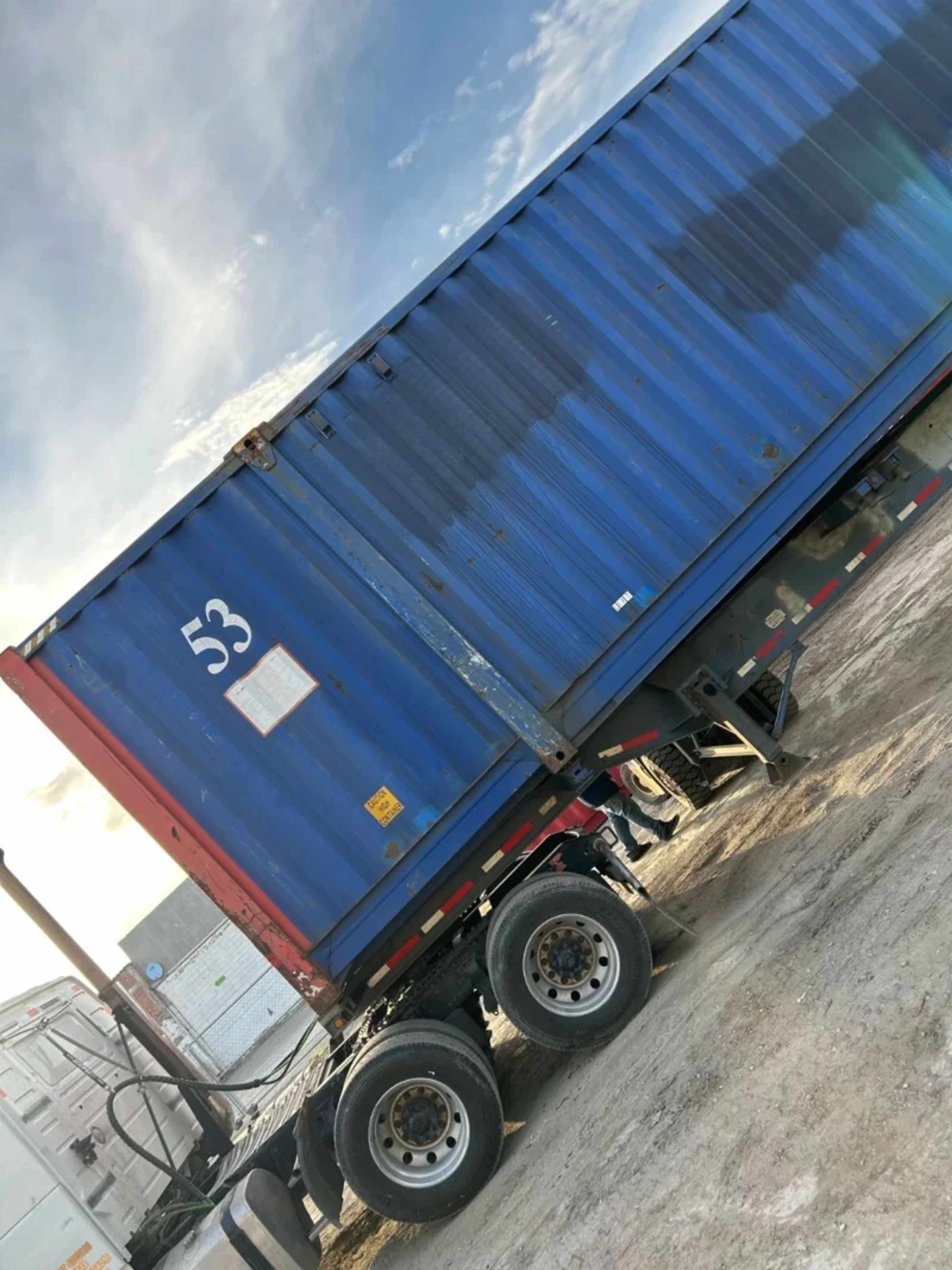 53′ High Cube Steel Shipping Container — view 4