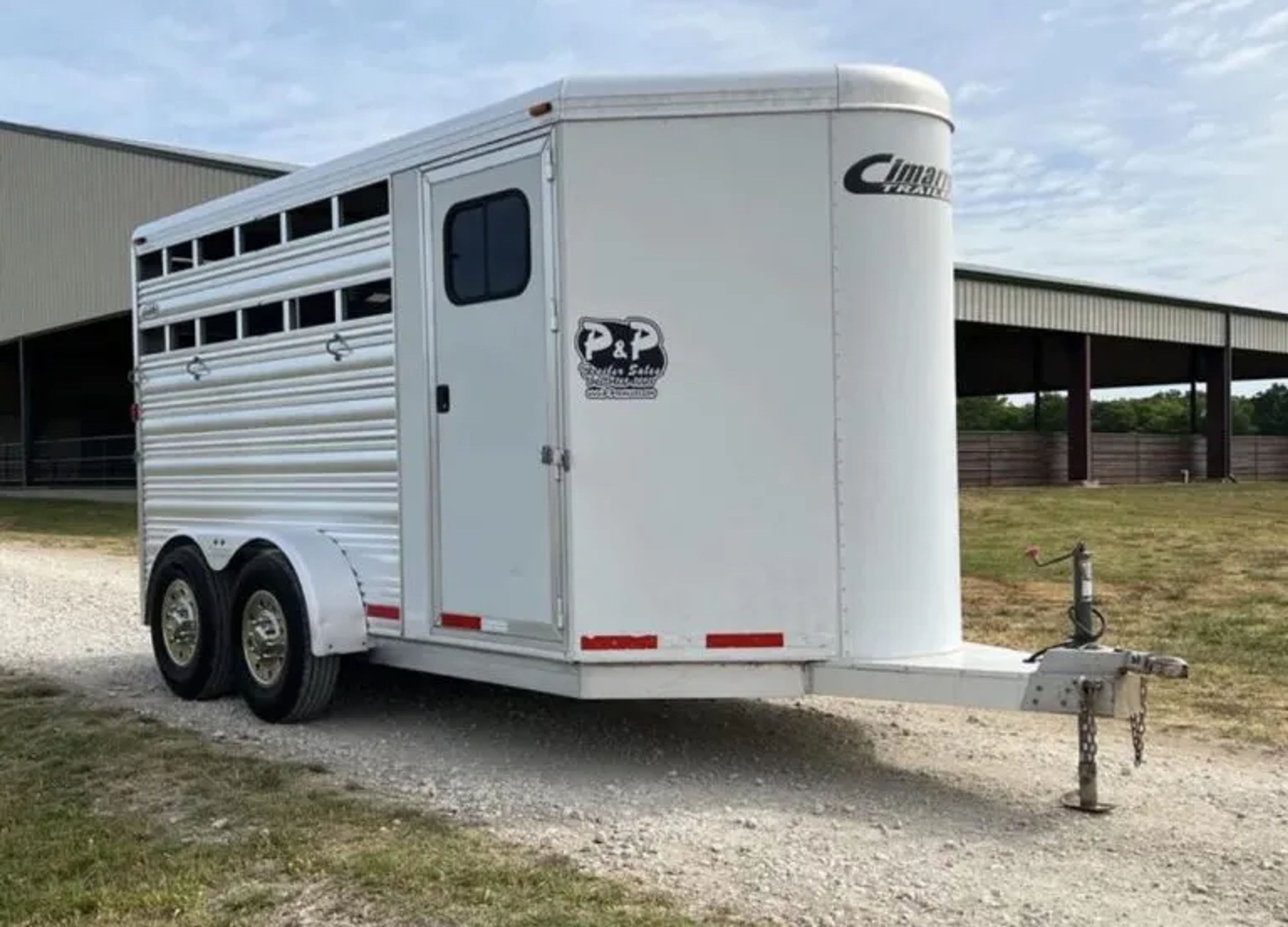 2013 model Cimarron 3 Horse Bumper Pull — view 17