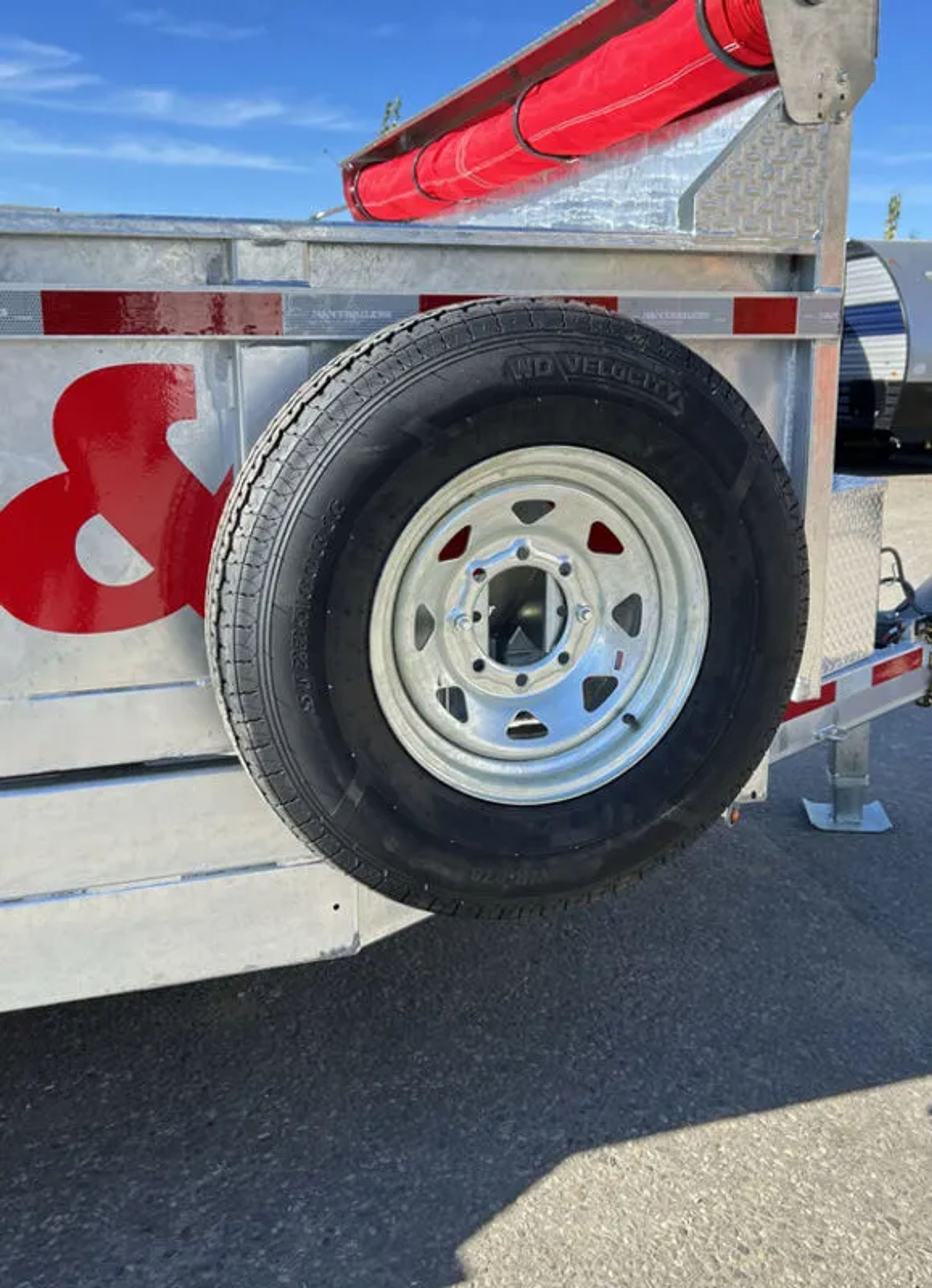 2024 N&N Trailers 7×14 14K Galvanized Hydraulic Dump w/Ramps, 2-Way Spreader — view 6