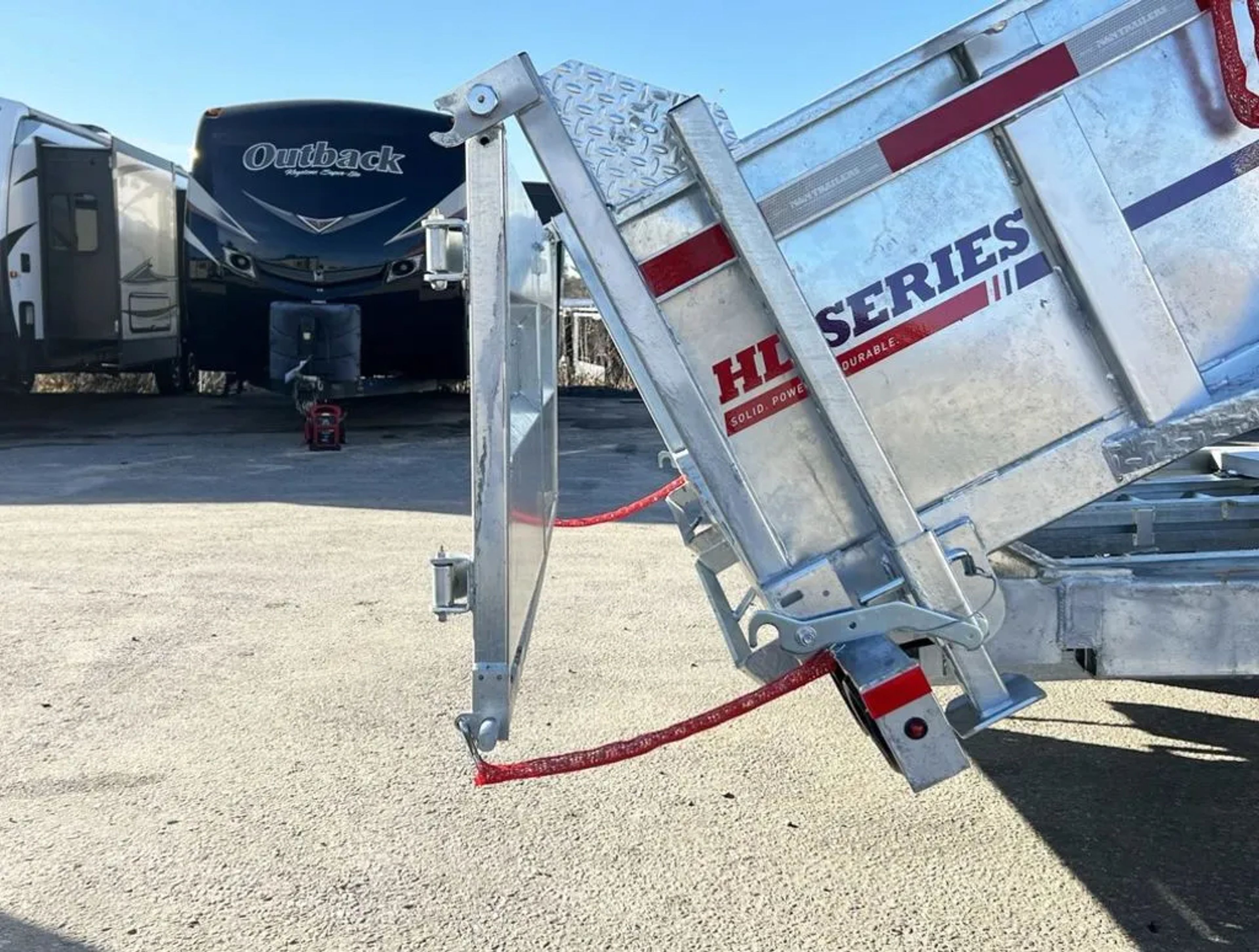 2024 N&N Trailers 7×14 14K Galvanized Hydraulic Dump w/Ramps, 2-Way Spreader — view 8