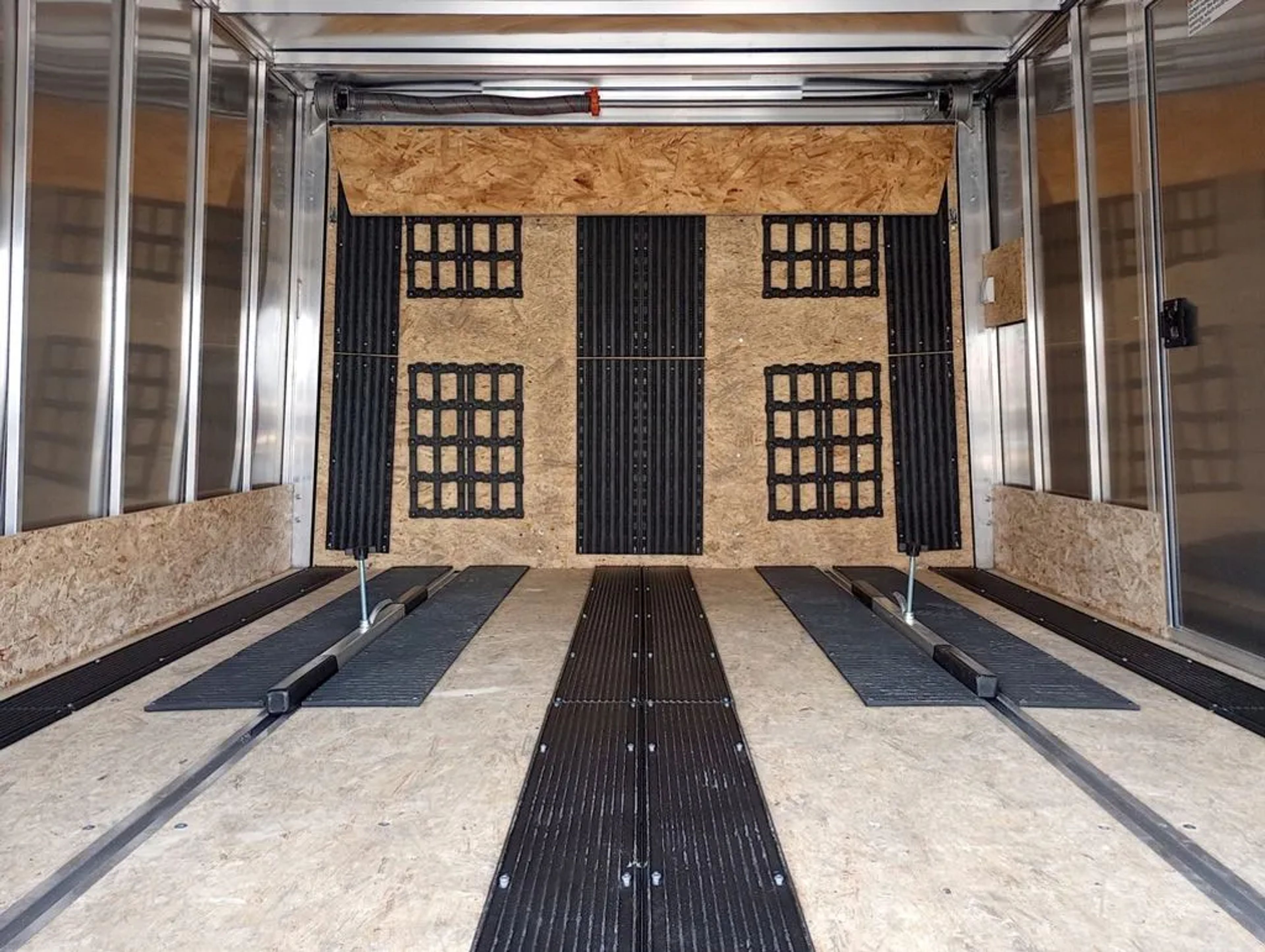 Mission Trailers 101×12 Aluminum 2-Place Crossover w/Mats & Guides, Rear Canopy — view 11