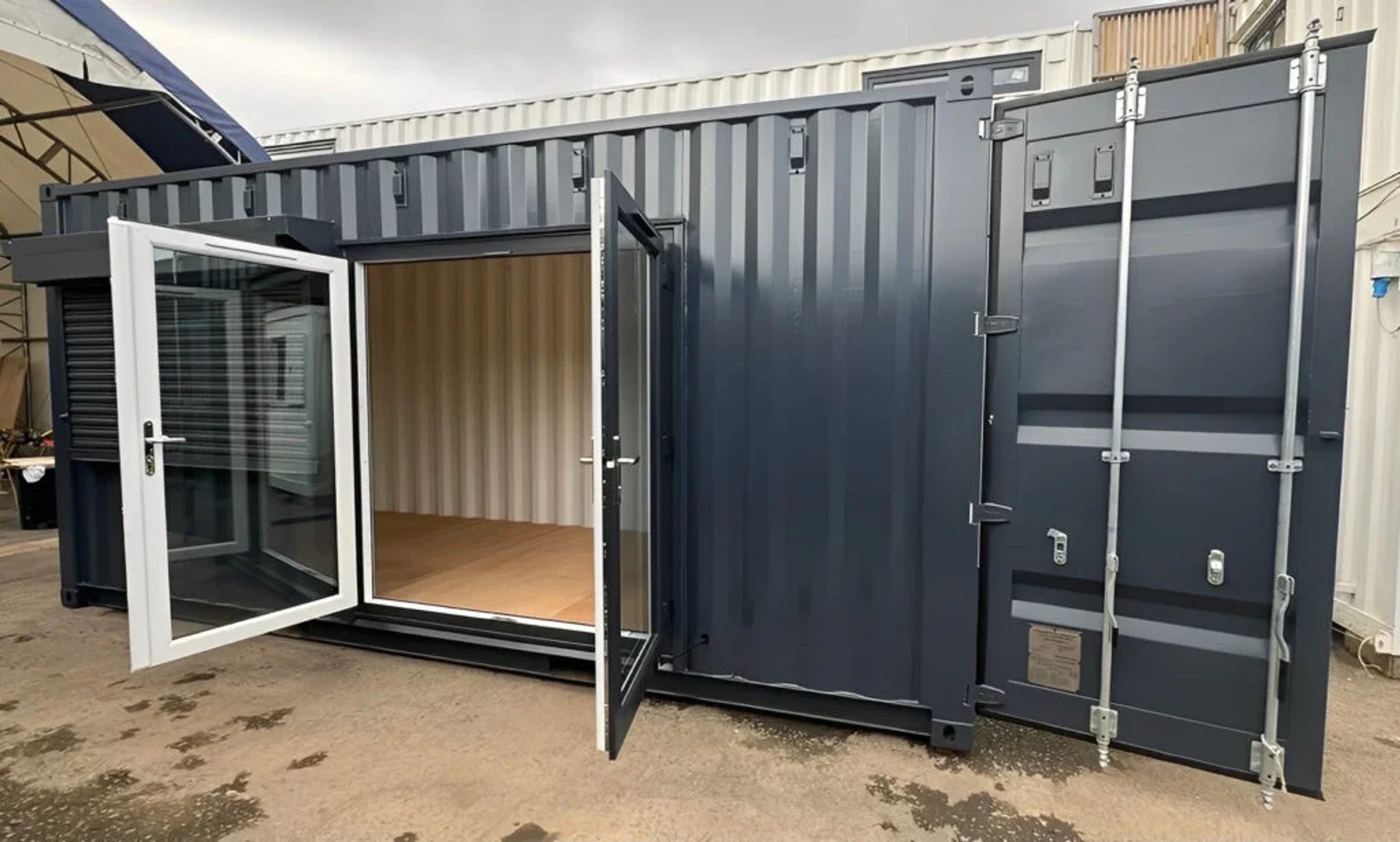 20ft x 8ft Custom Shipping Container Conversion – Portable Building — view 7