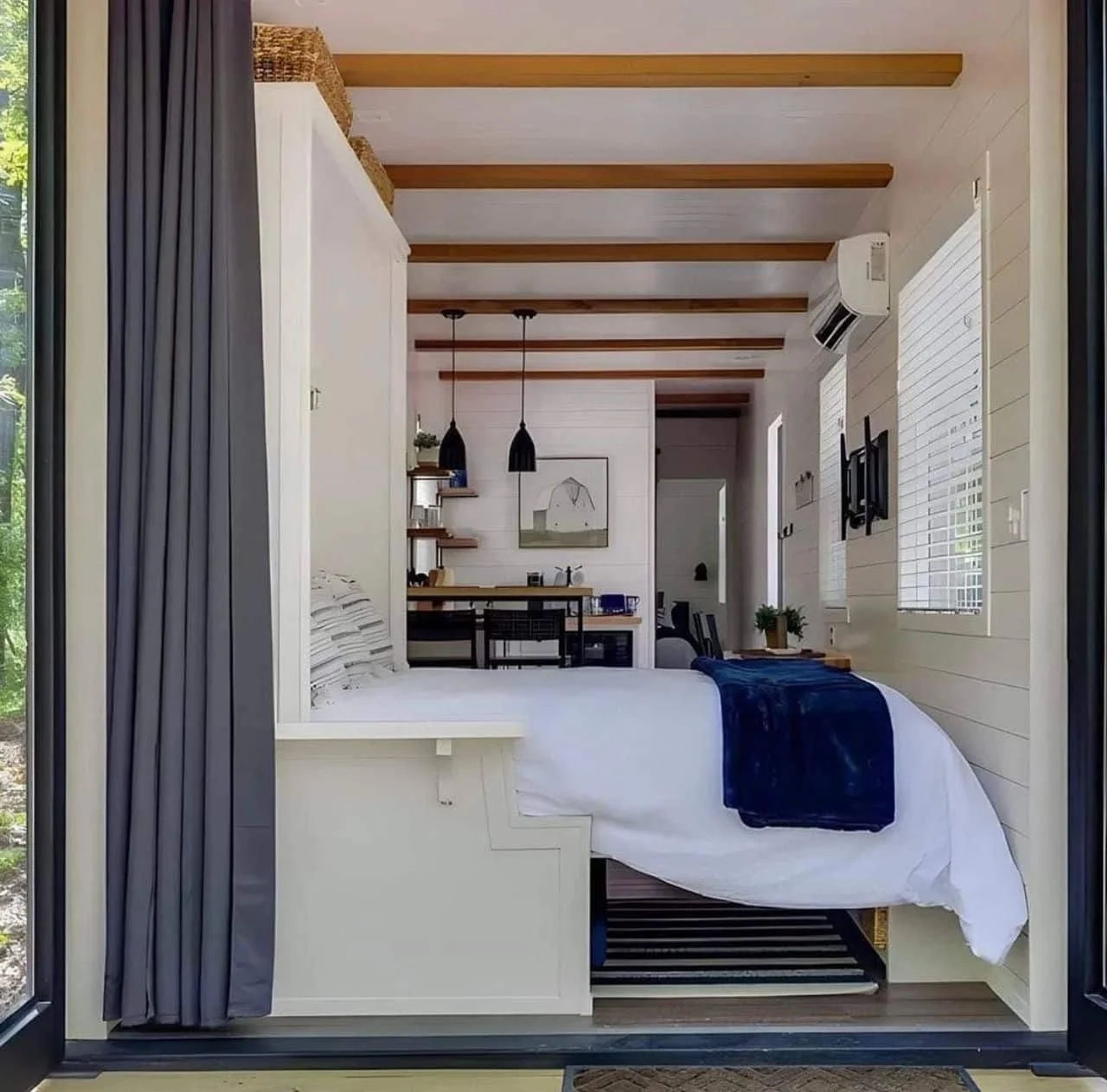 Luxury 1 Bedroom Tiny Home with Rooftop Deck – Fully Furnished Modern Prefab — view 4
