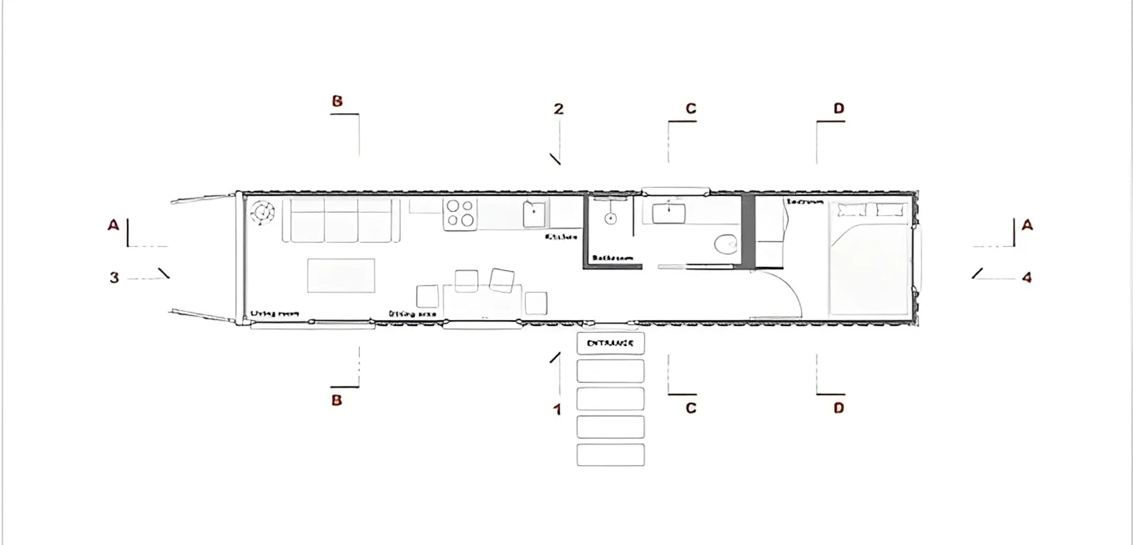 40ft Living Container House – Shipping Container Home — view 7