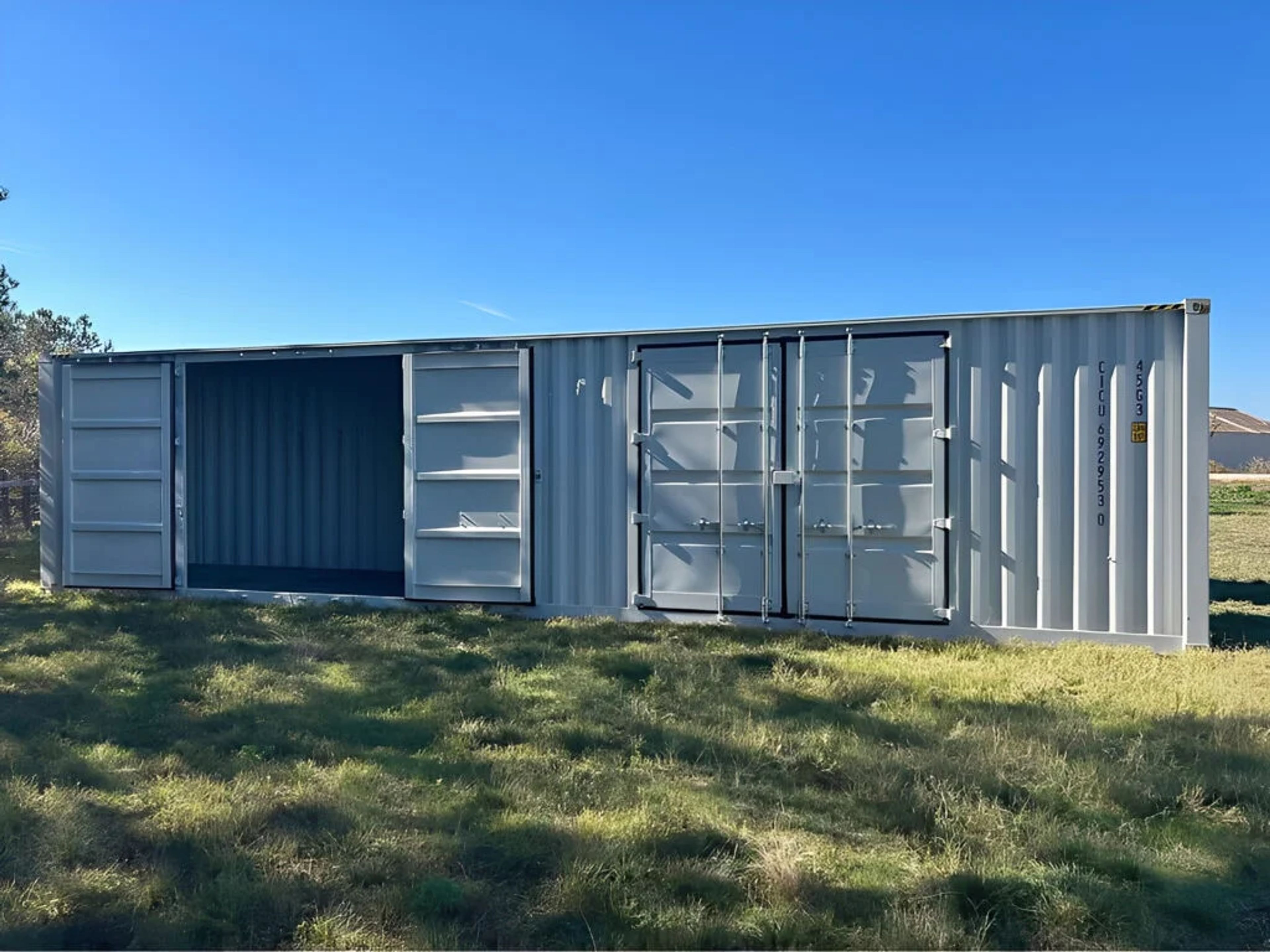40ft High Cube Storage Container with 2 Side Doors — view 7