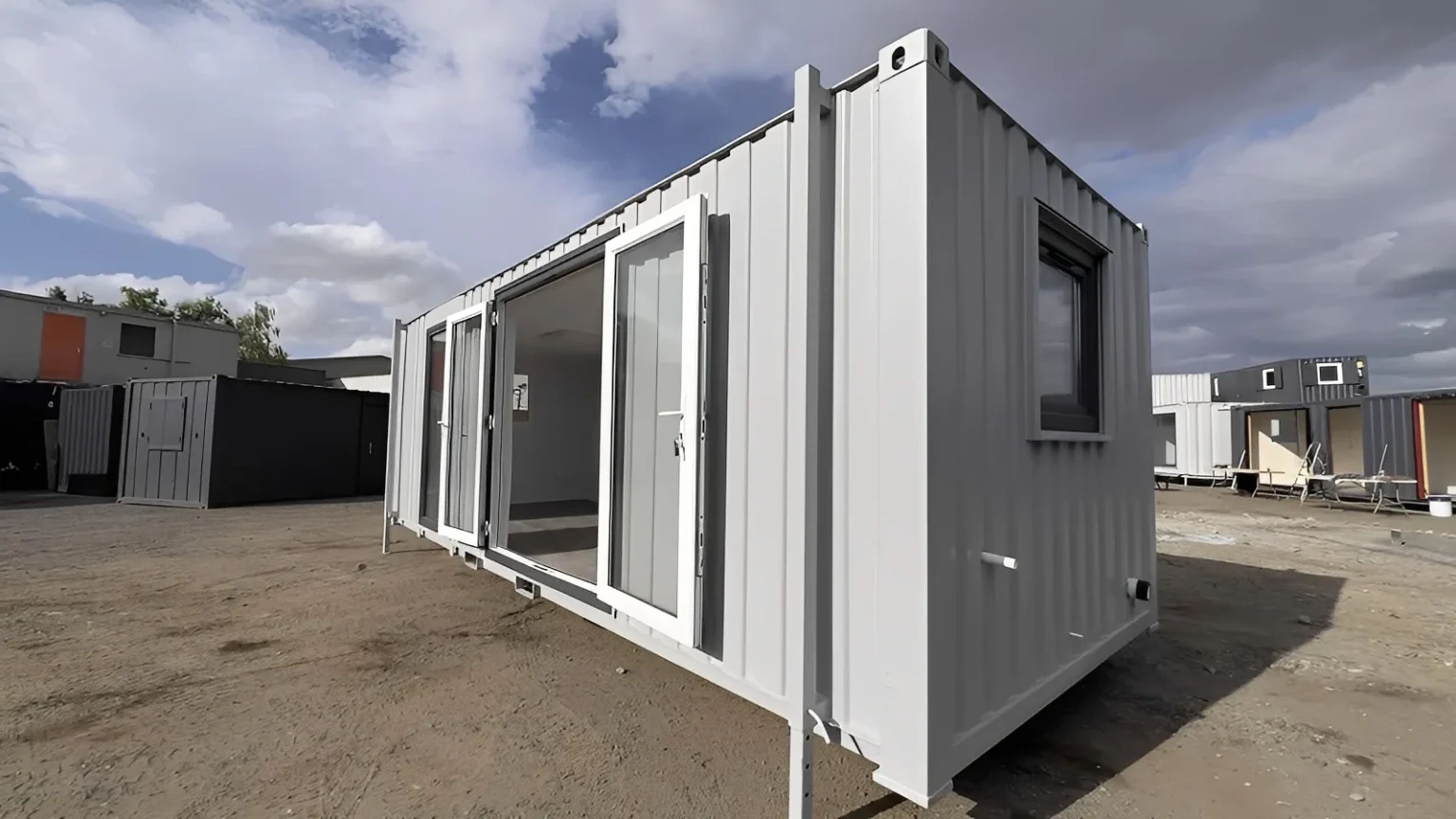 24ft x 9ft Site Office with Toilet – Sales Office / Marketing Suite / Portable — view 2