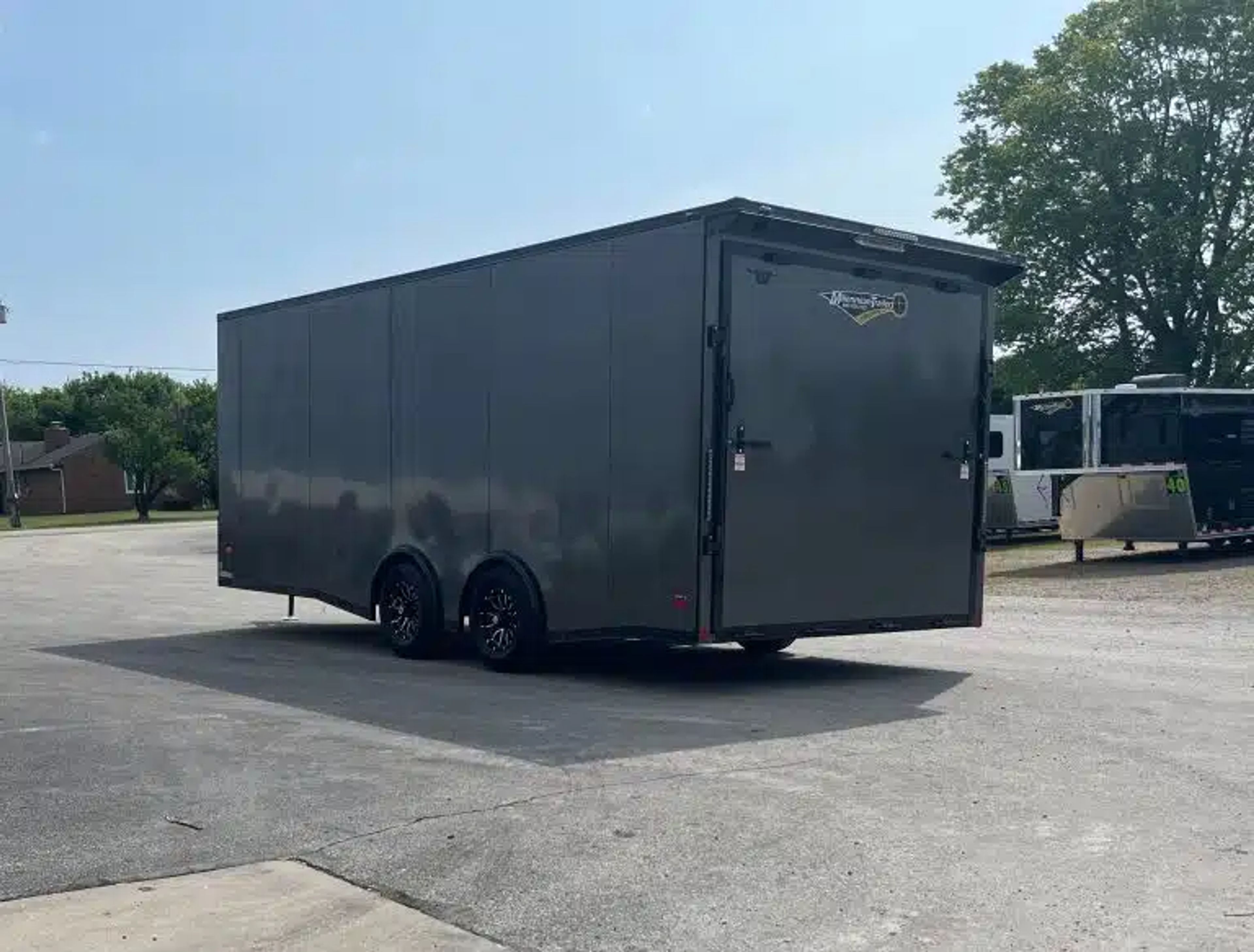Enclosed Car Hauler 2025 20ft. Blaze w/Finished Interior, Black-Out Package, & — view 4