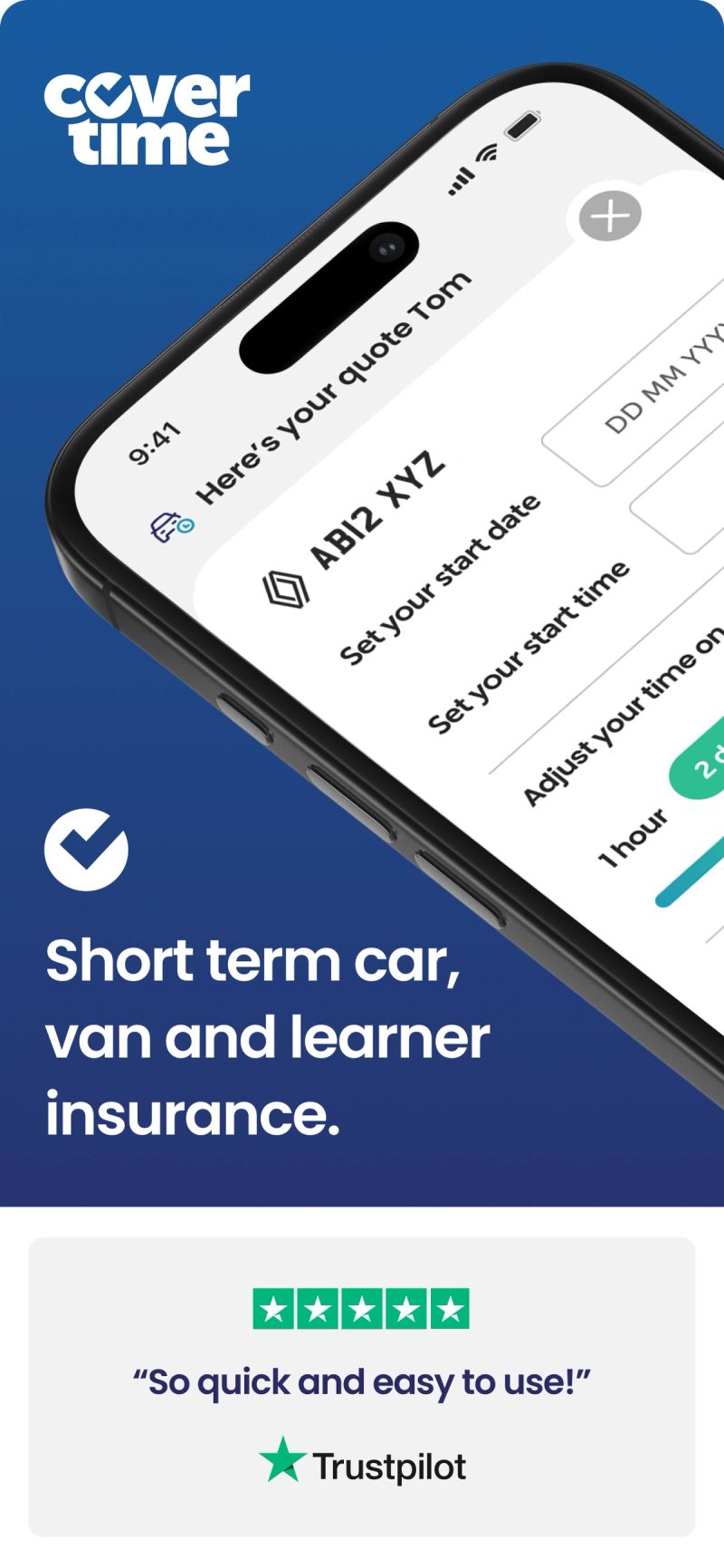 temporary insurance app