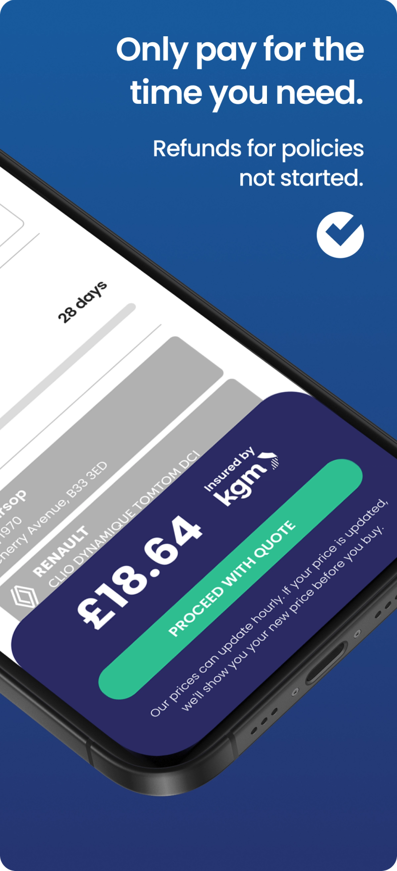 short term insurance app