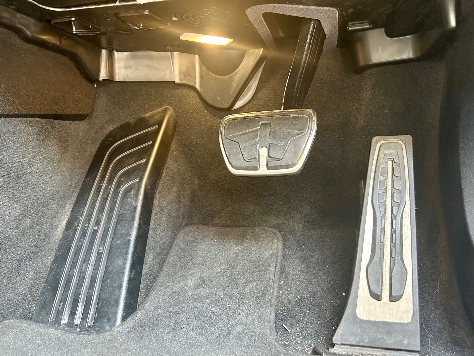Pedals on an automatic car UK
