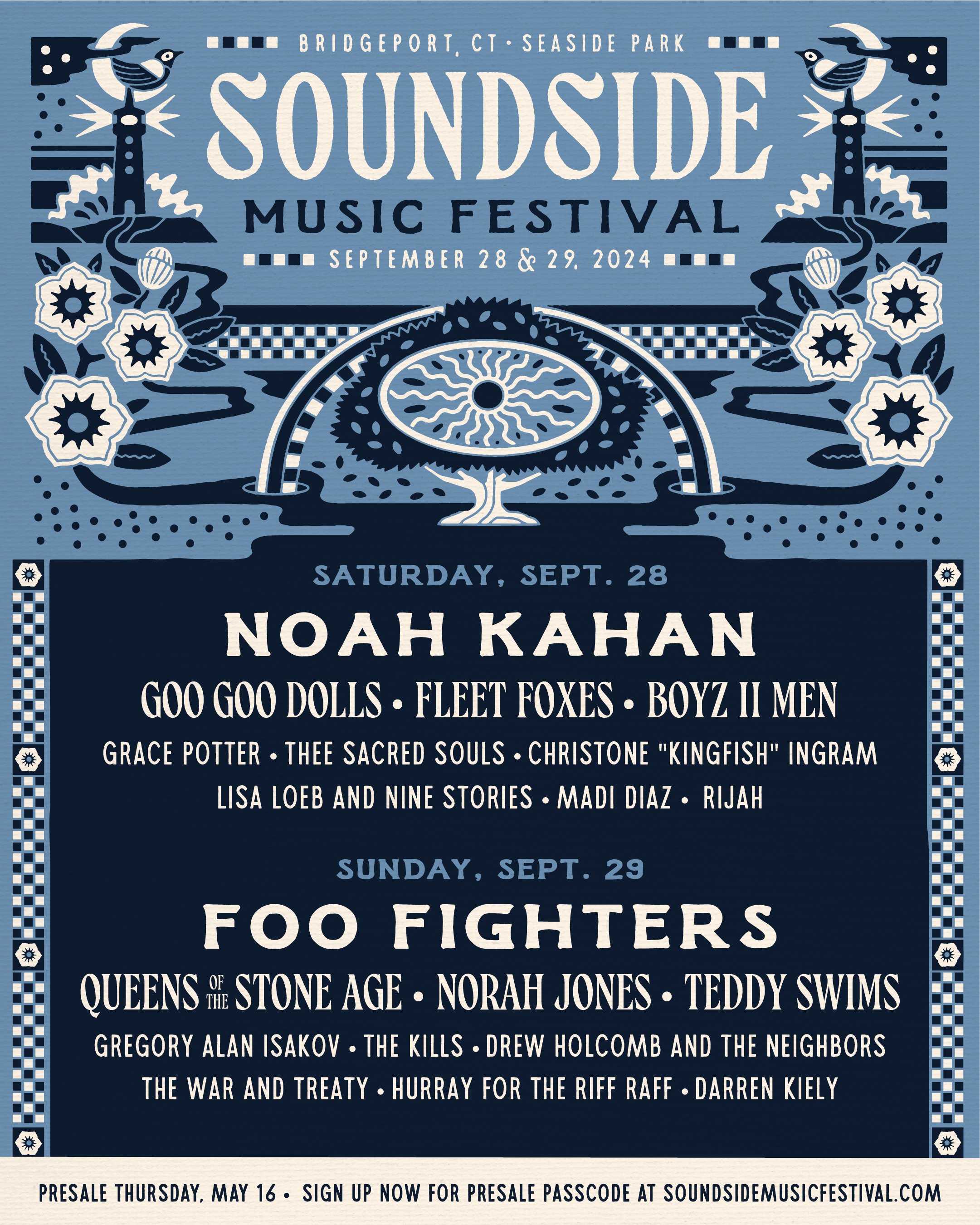 Foo Fighters & Noah Kahan To Headline Inaugural Soundside Music Festival