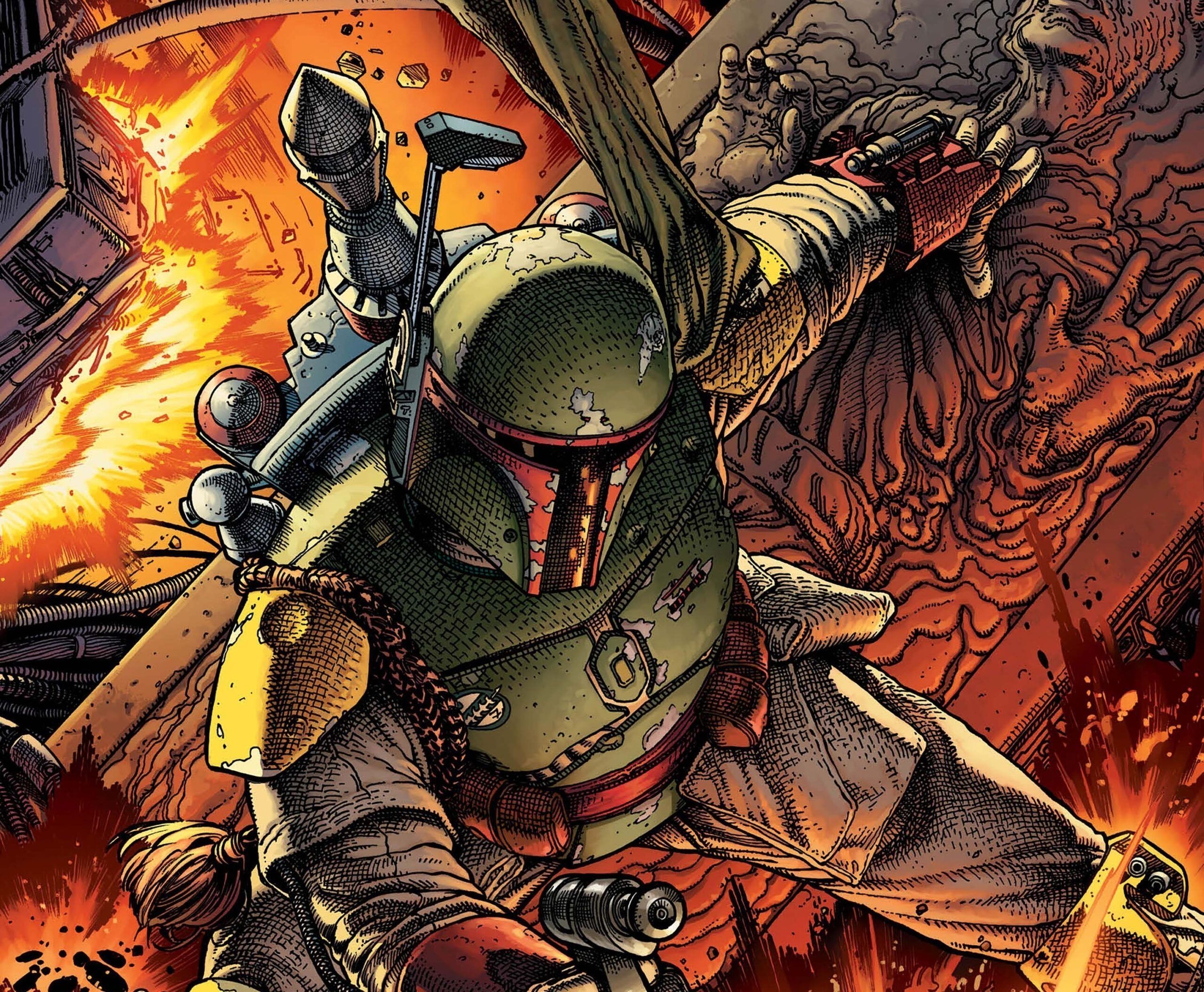 BOBA FETT IGNITES THE WAR OF THE BOUNTY HUNTERS