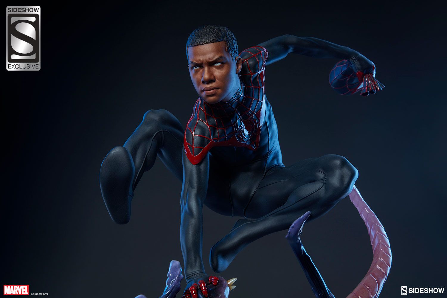 Spider-Man Miles Morales Premium Format Figure by Sideshow Collectibles