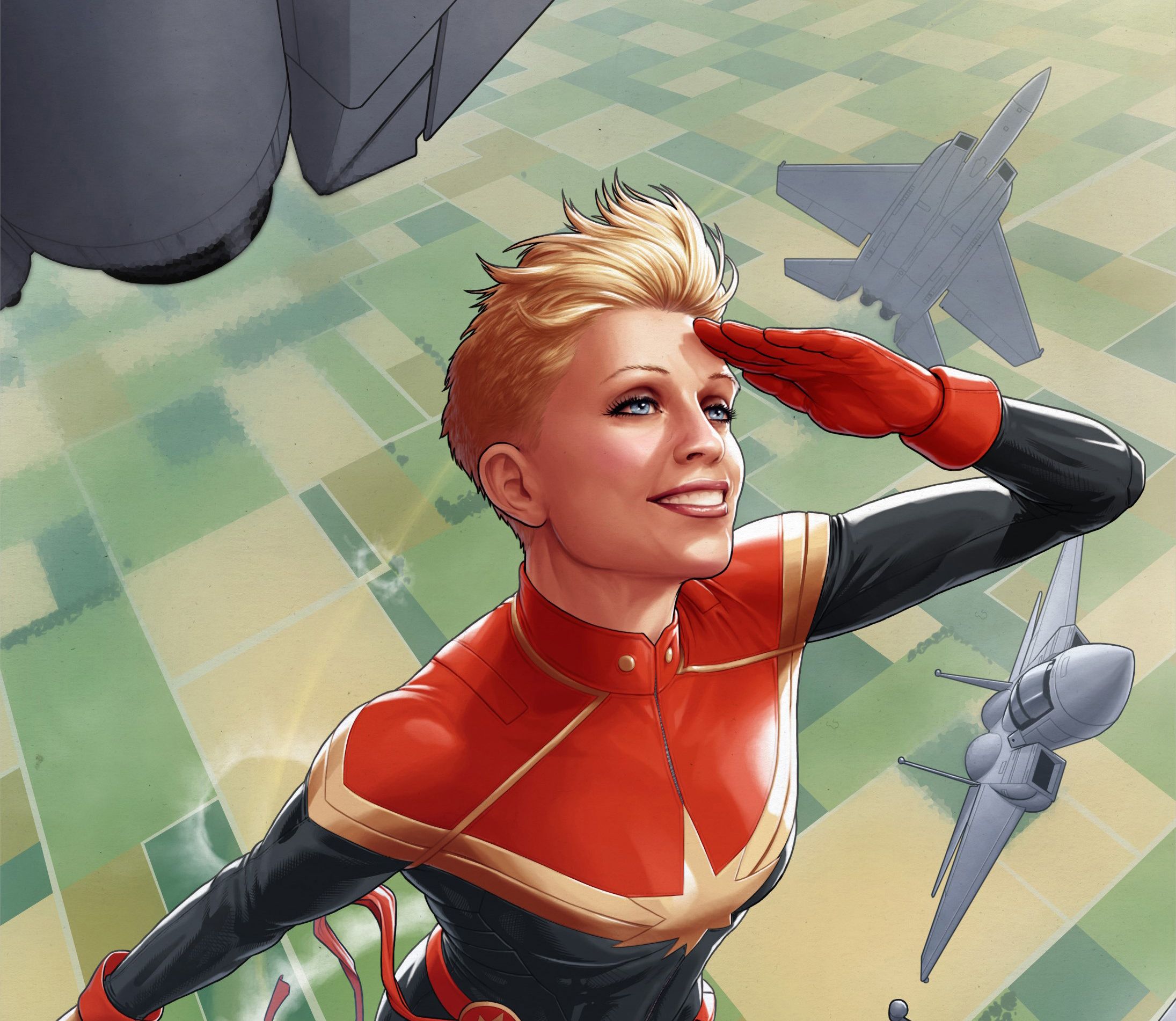 Evolution of Carol Danvers Expressed In Variant Covers