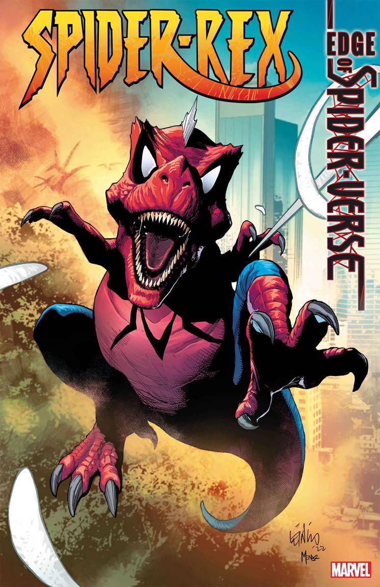 Possible Key!  SPIDER-REX MAKES HIS ROARING DEBUT ON LEINIL FRANCIS YU’S NEW EDGE OF SPIDER-VERSE #1 VARIANT COVER!