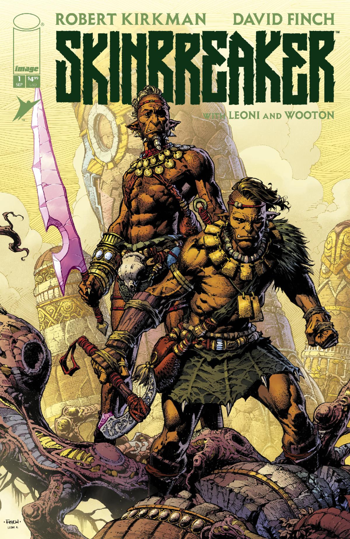 Comic Icons Robert Kirkman & David Finch Unite for New Action Series: ‘SKINBREAKER’ Revealed