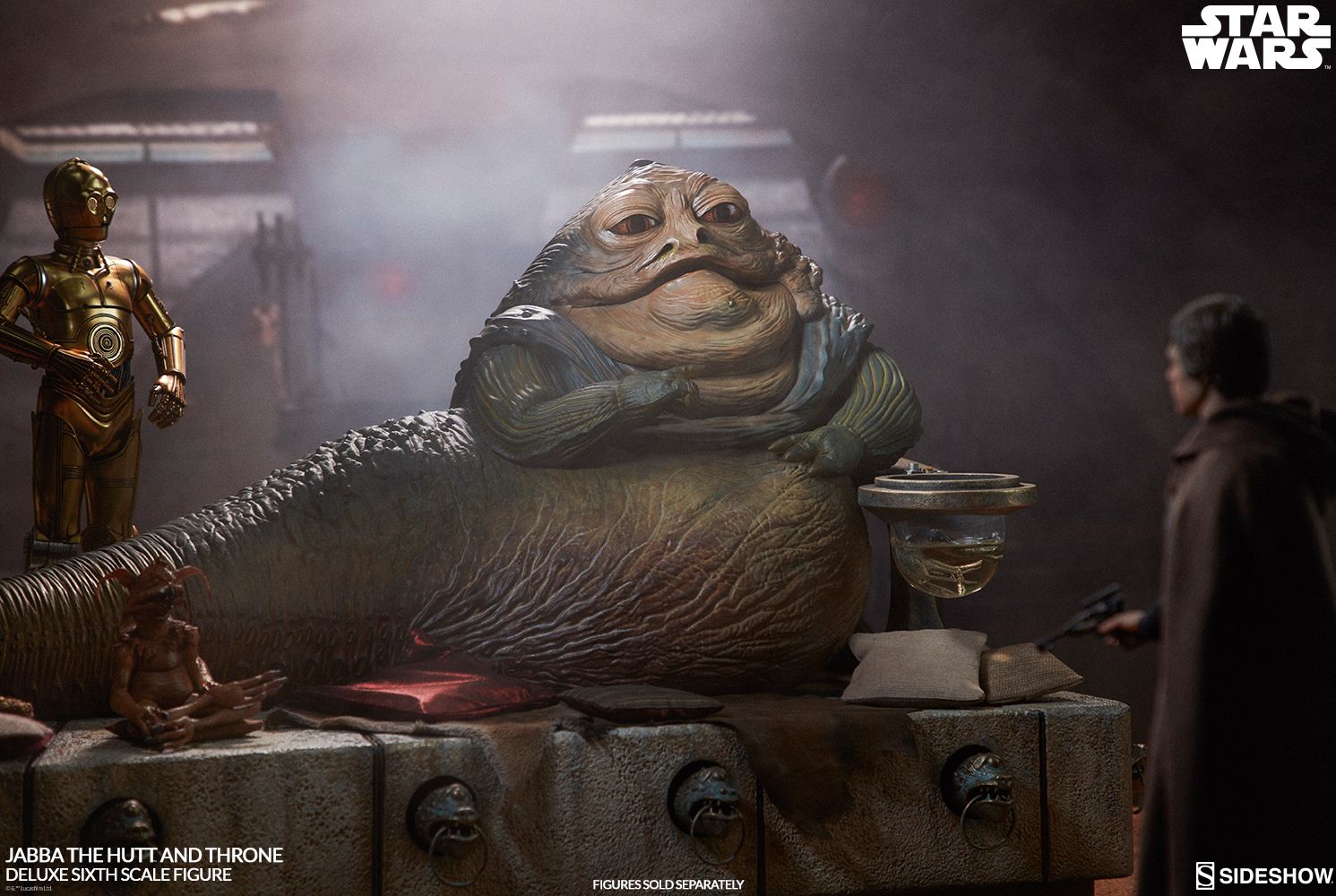 Sideshow Collectibles Gets Heavy With Jabba The Hutt And Throne Deluxe Figure
