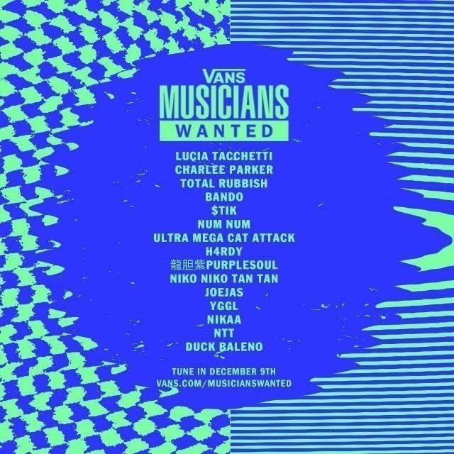 Vans Musicians Wanted Announces Global Concert Stream