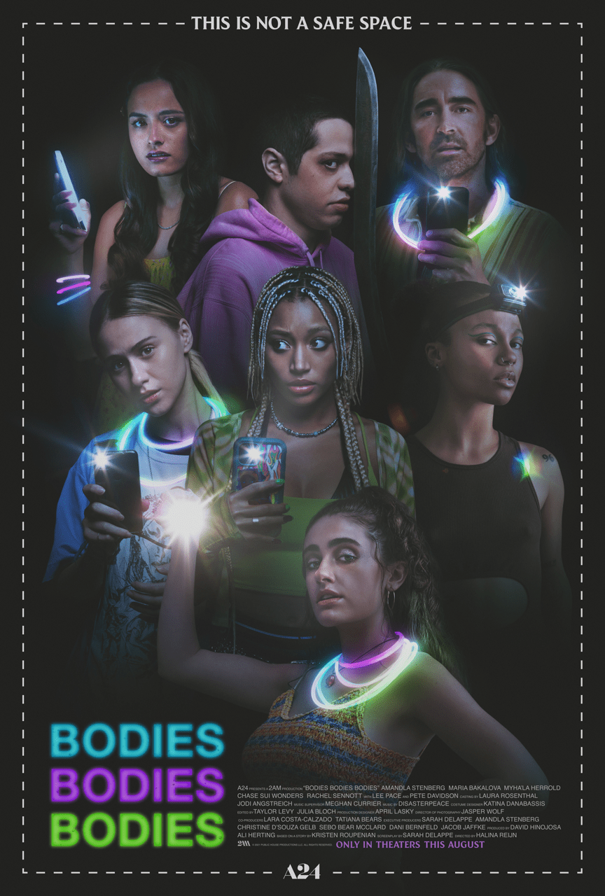 New Poster for A24’s BODIES BODIES BODIES